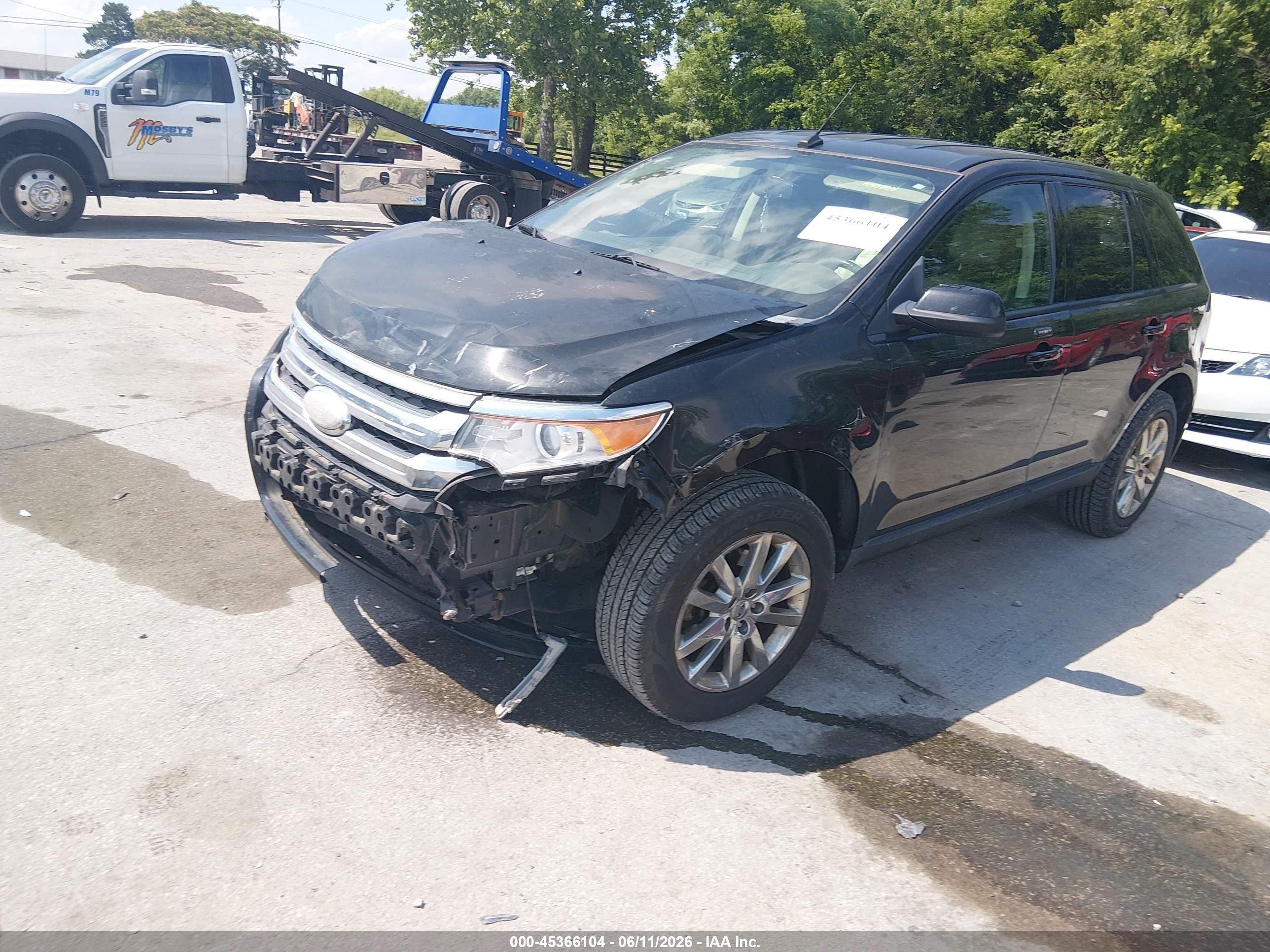 2012 Ford Edge Sel Black vin: 2FMDK3JC4CBA79760