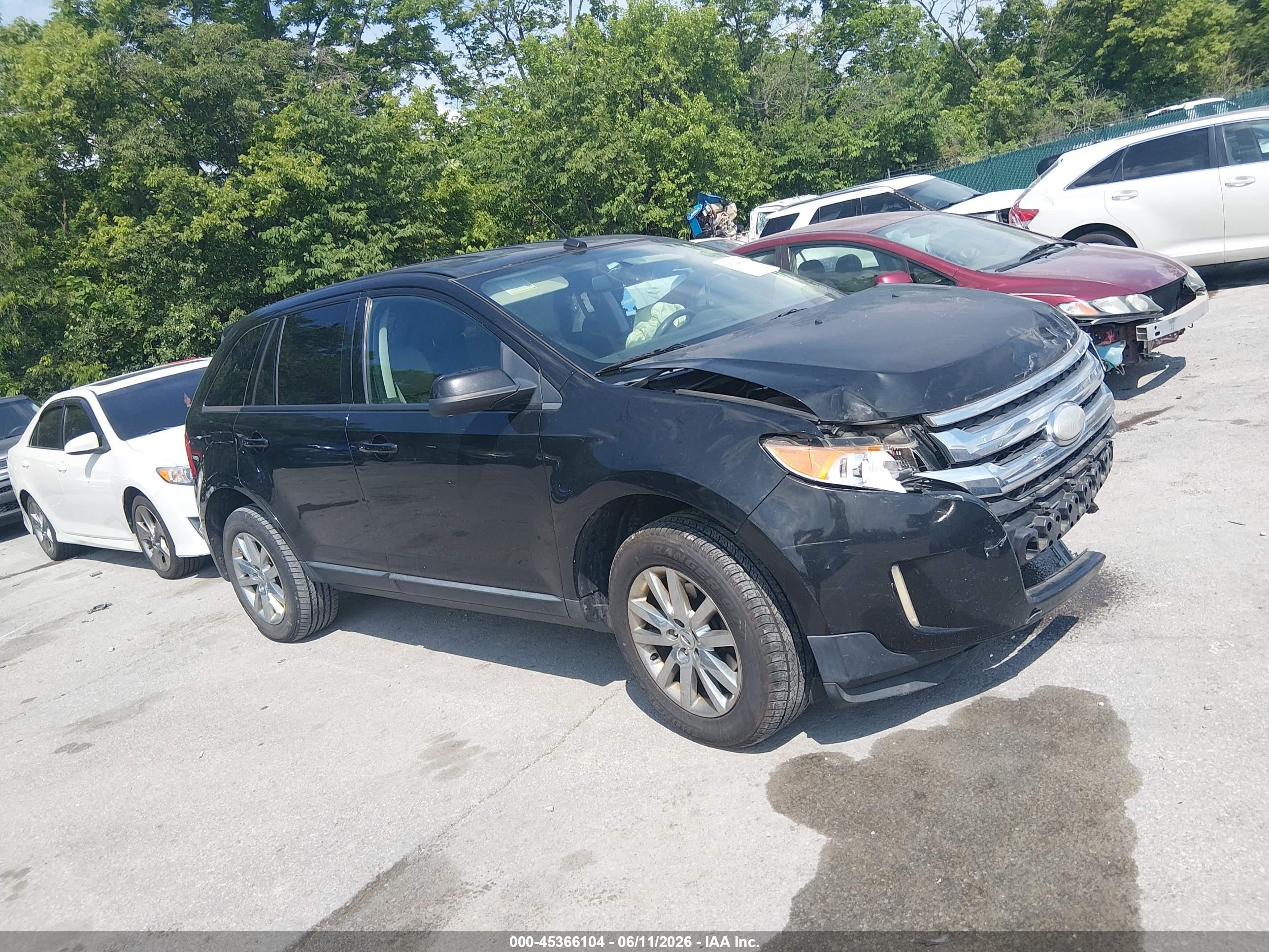 2012 Ford Edge Sel Black vin: 2FMDK3JC4CBA79760
