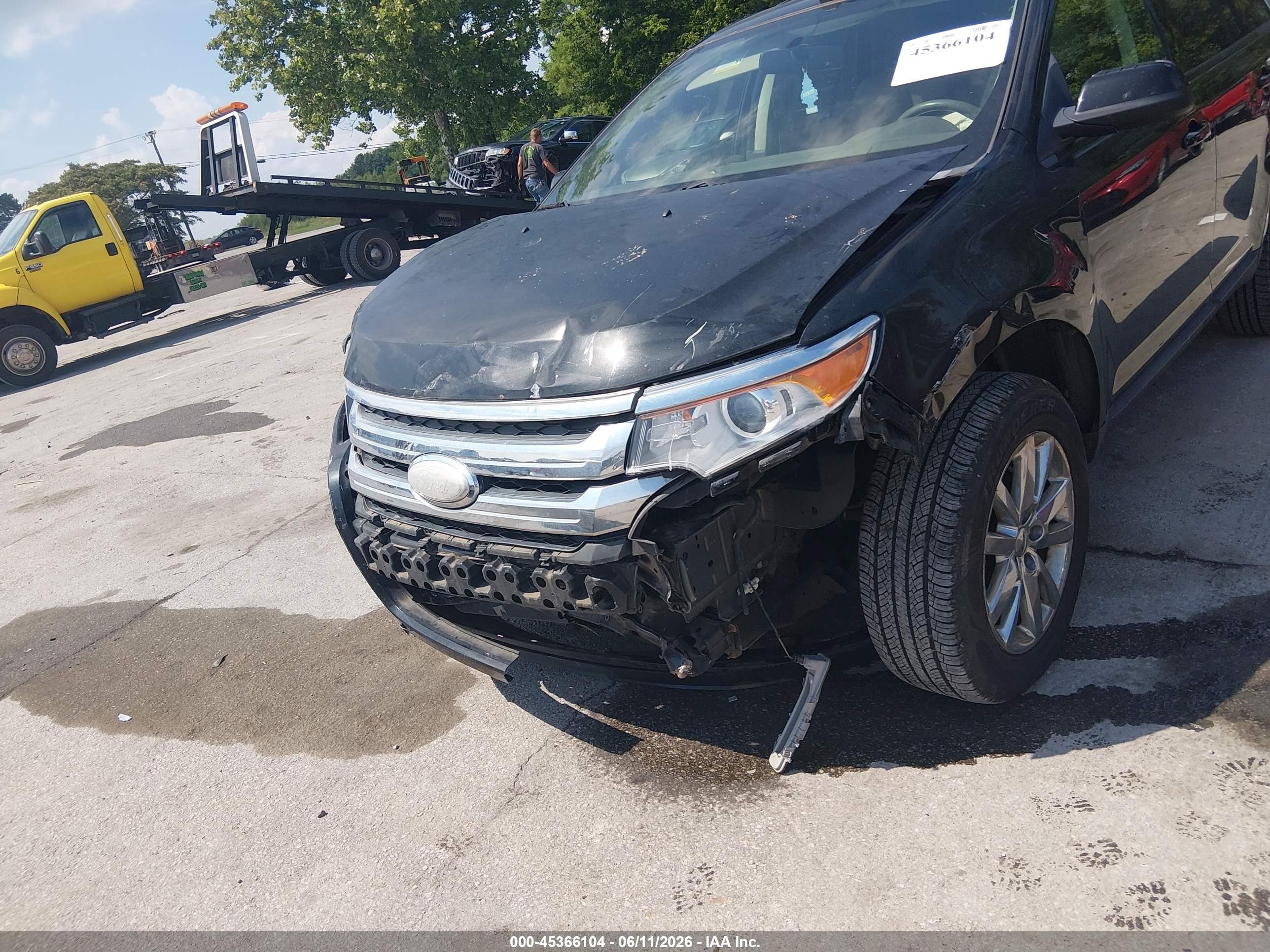 2012 Ford Edge Sel Black vin: 2FMDK3JC4CBA79760