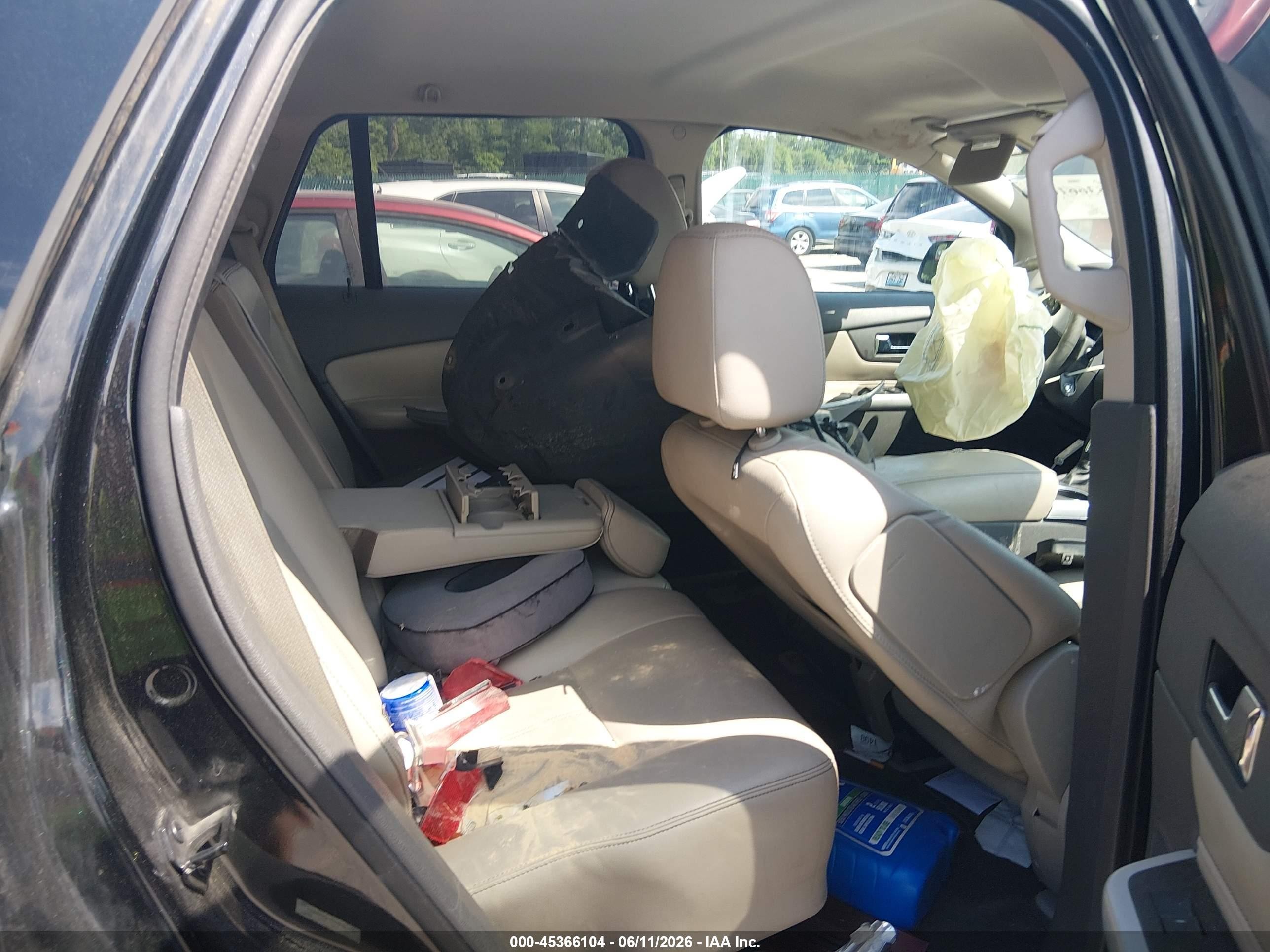 2012 Ford Edge Sel Black vin: 2FMDK3JC4CBA79760