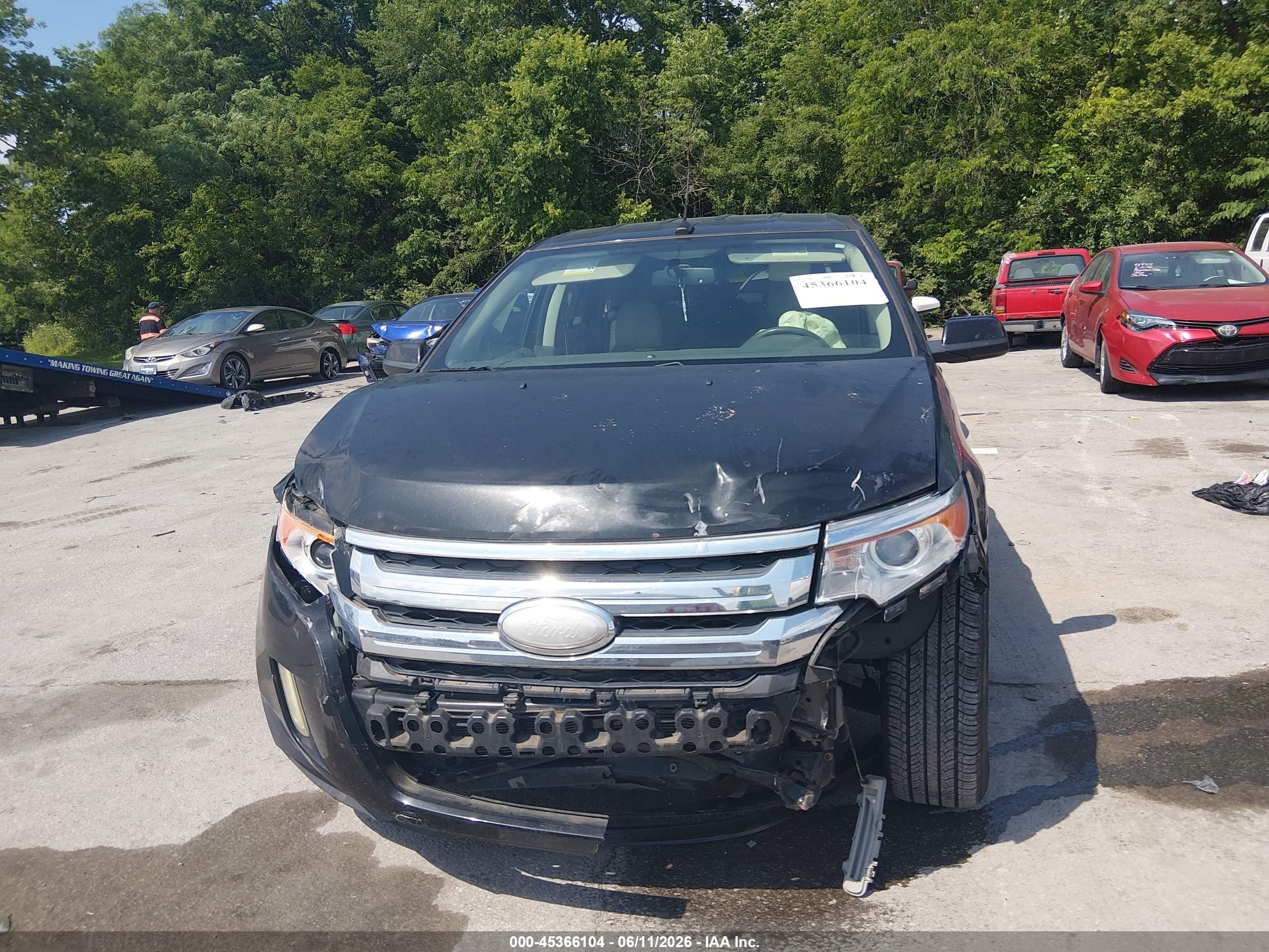 2012 Ford Edge Sel Black vin: 2FMDK3JC4CBA79760