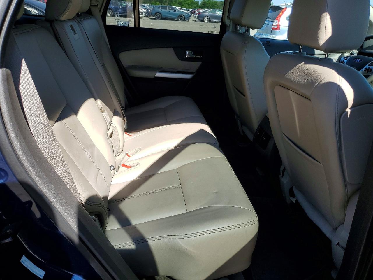 2012 Ford Edge Sel Синий vin: 2FMDK3JC4CBA88393