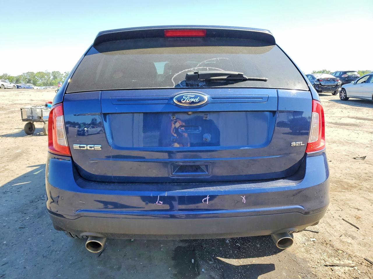 2012 Ford Edge Sel Синий vin: 2FMDK3JC4CBA88393