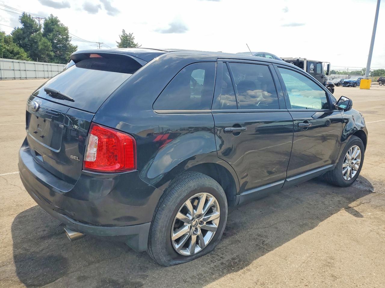 2012 Ford Edge Sel Black vin: 2FMDK3JC4CBA89270