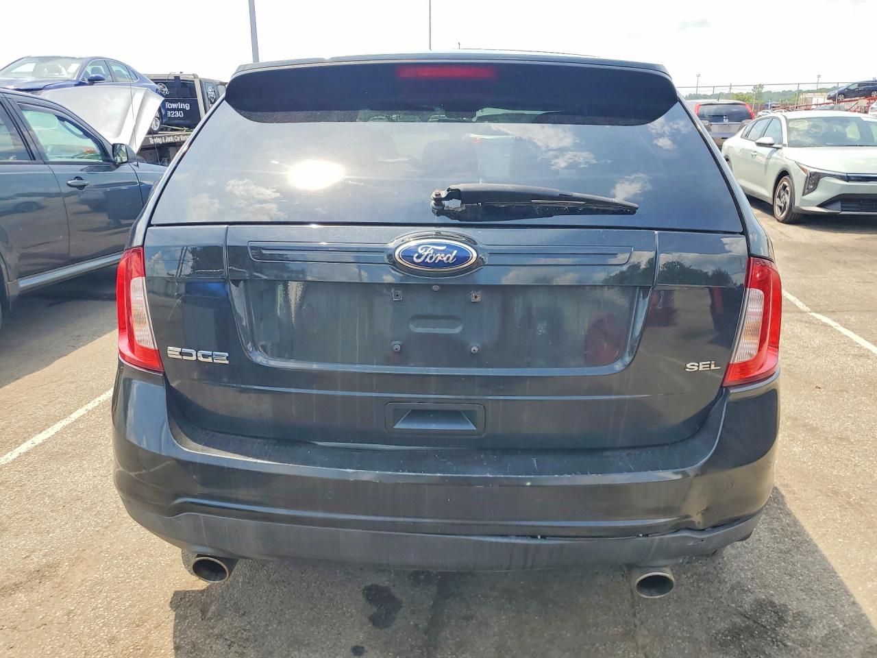 2012 Ford Edge Sel Black vin: 2FMDK3JC4CBA89270