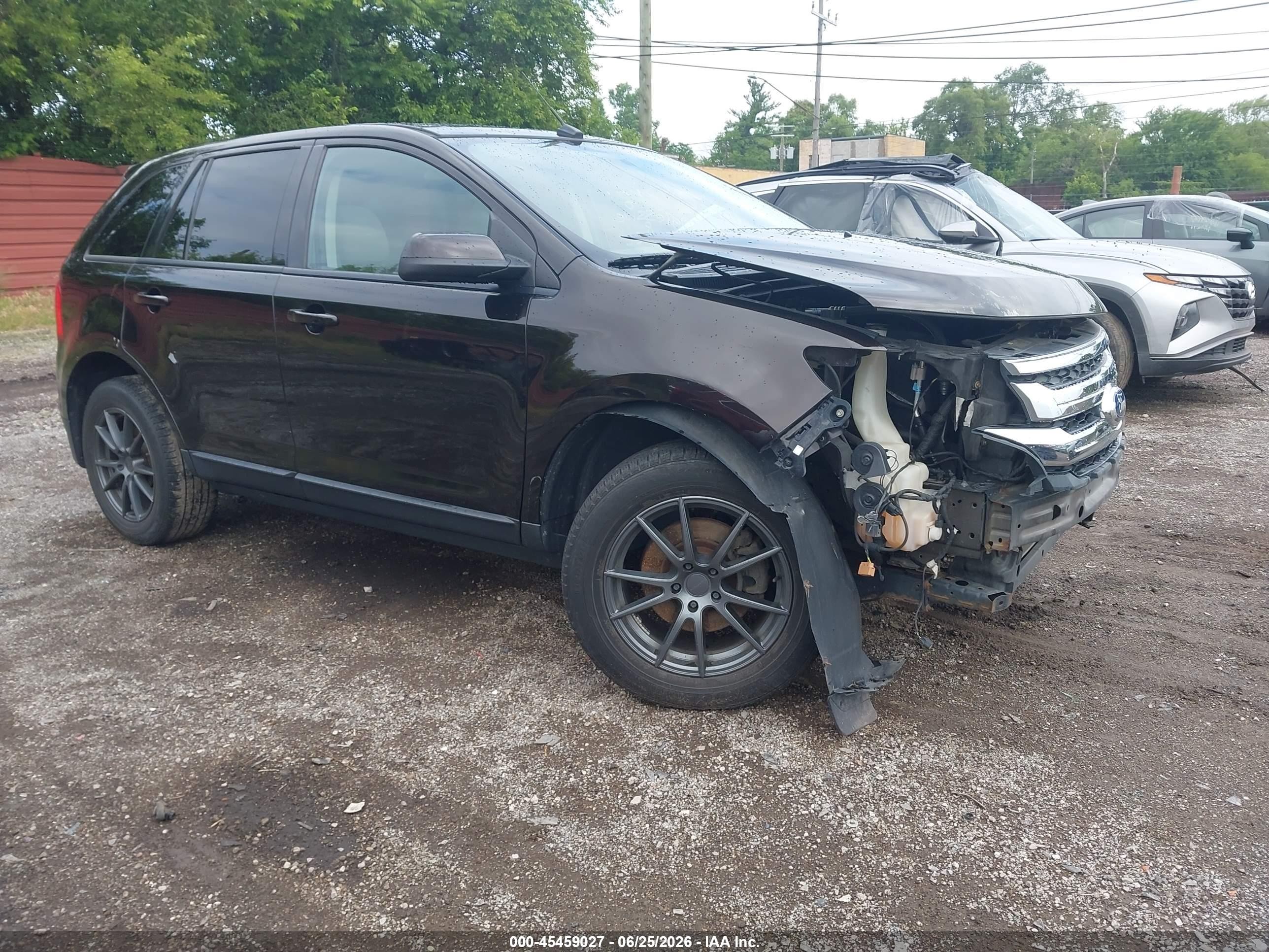 2013 Ford Edge Sel Black vin: 2FMDK3JC4DBA31399