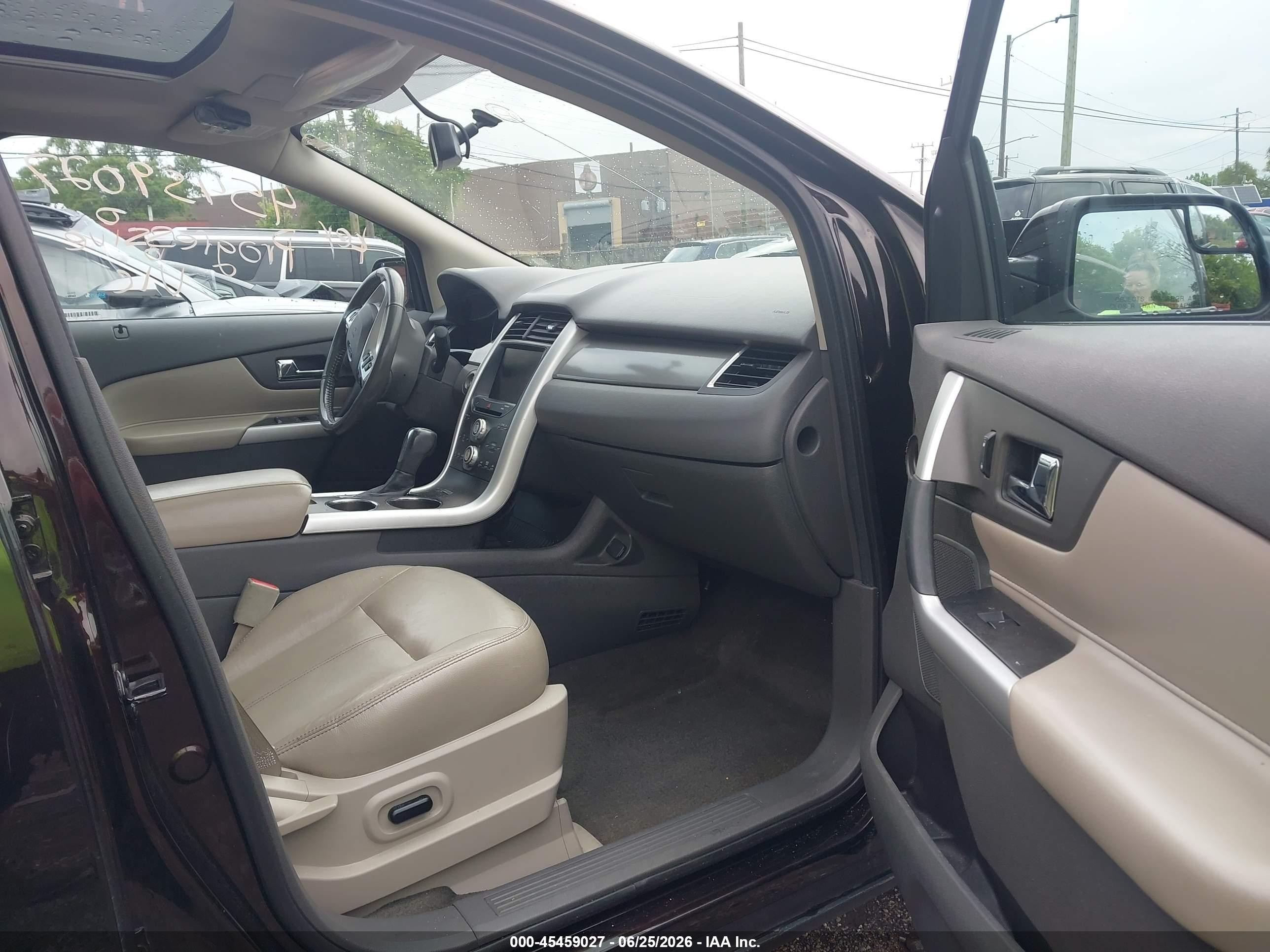 2013 Ford Edge Sel Black vin: 2FMDK3JC4DBA31399