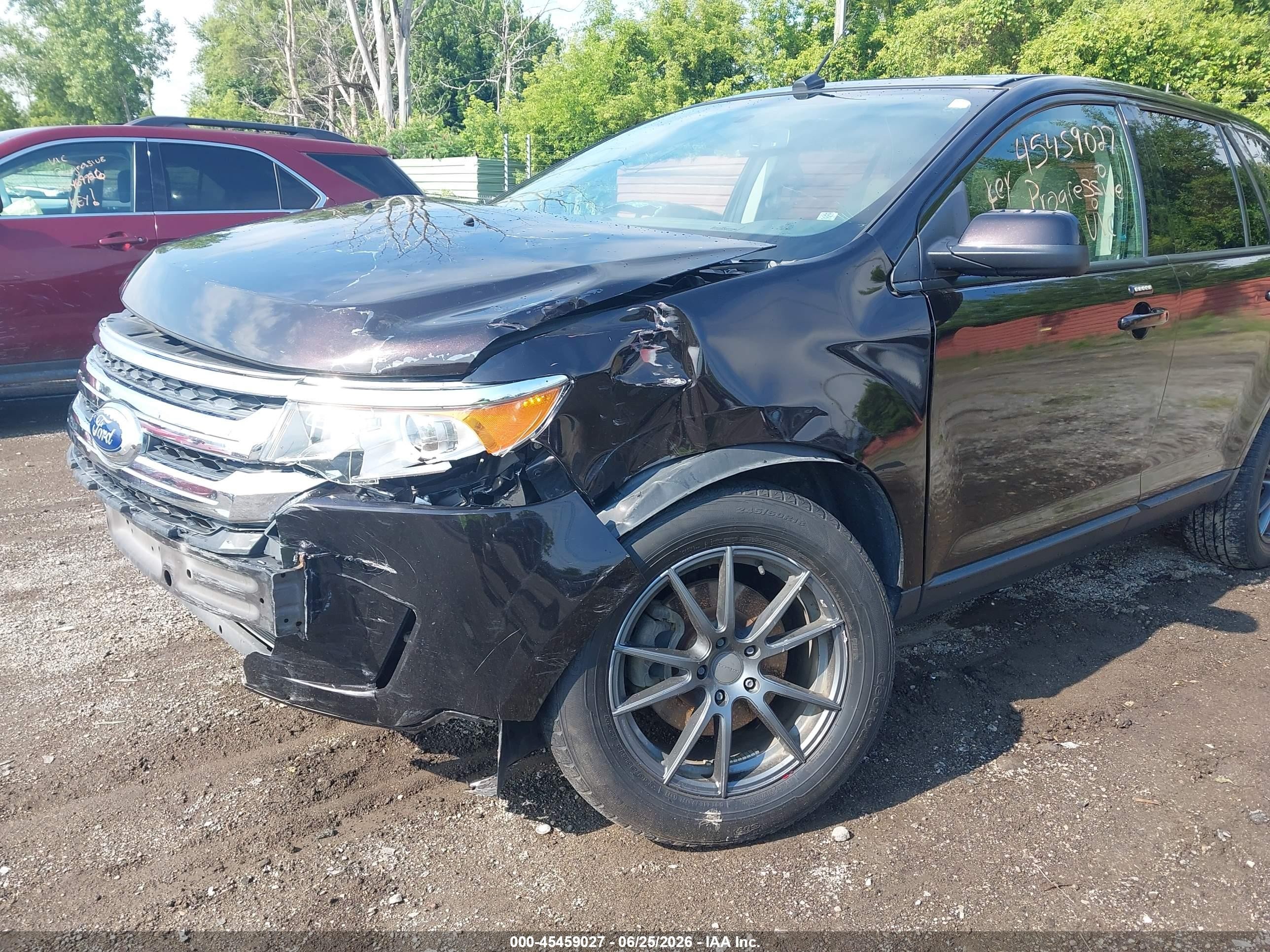 2013 Ford Edge Sel Black vin: 2FMDK3JC4DBA31399