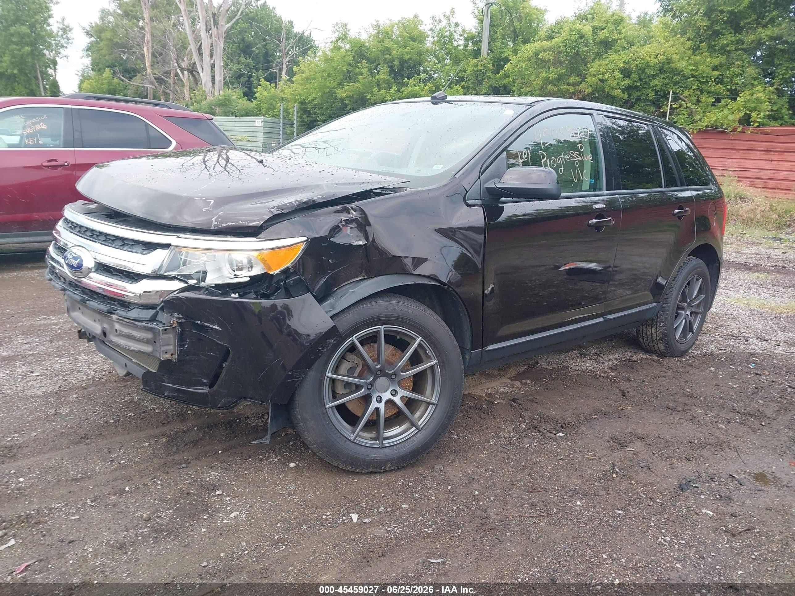 2013 Ford Edge Sel Black vin: 2FMDK3JC4DBA31399