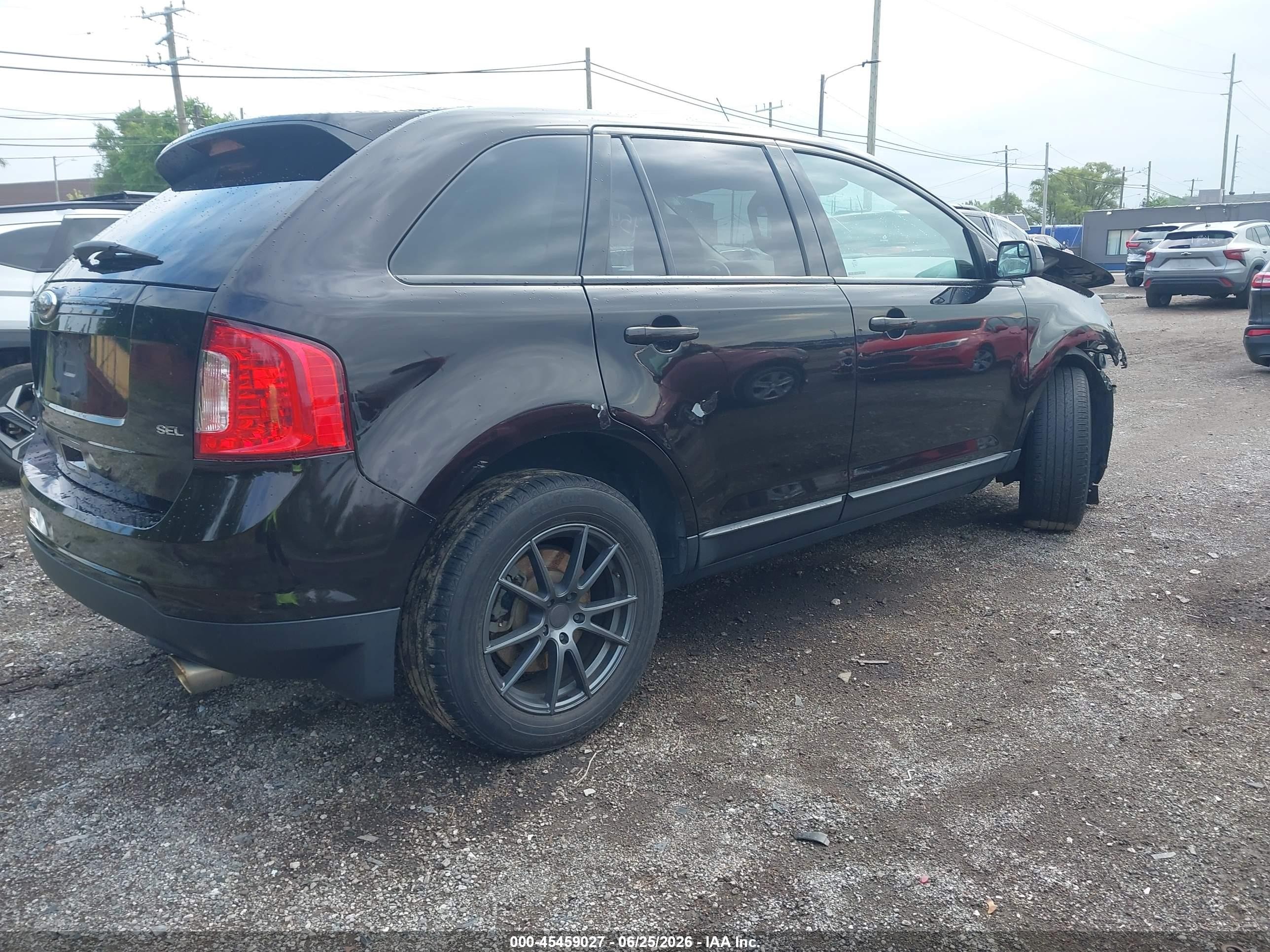 2013 Ford Edge Sel Black vin: 2FMDK3JC4DBA31399