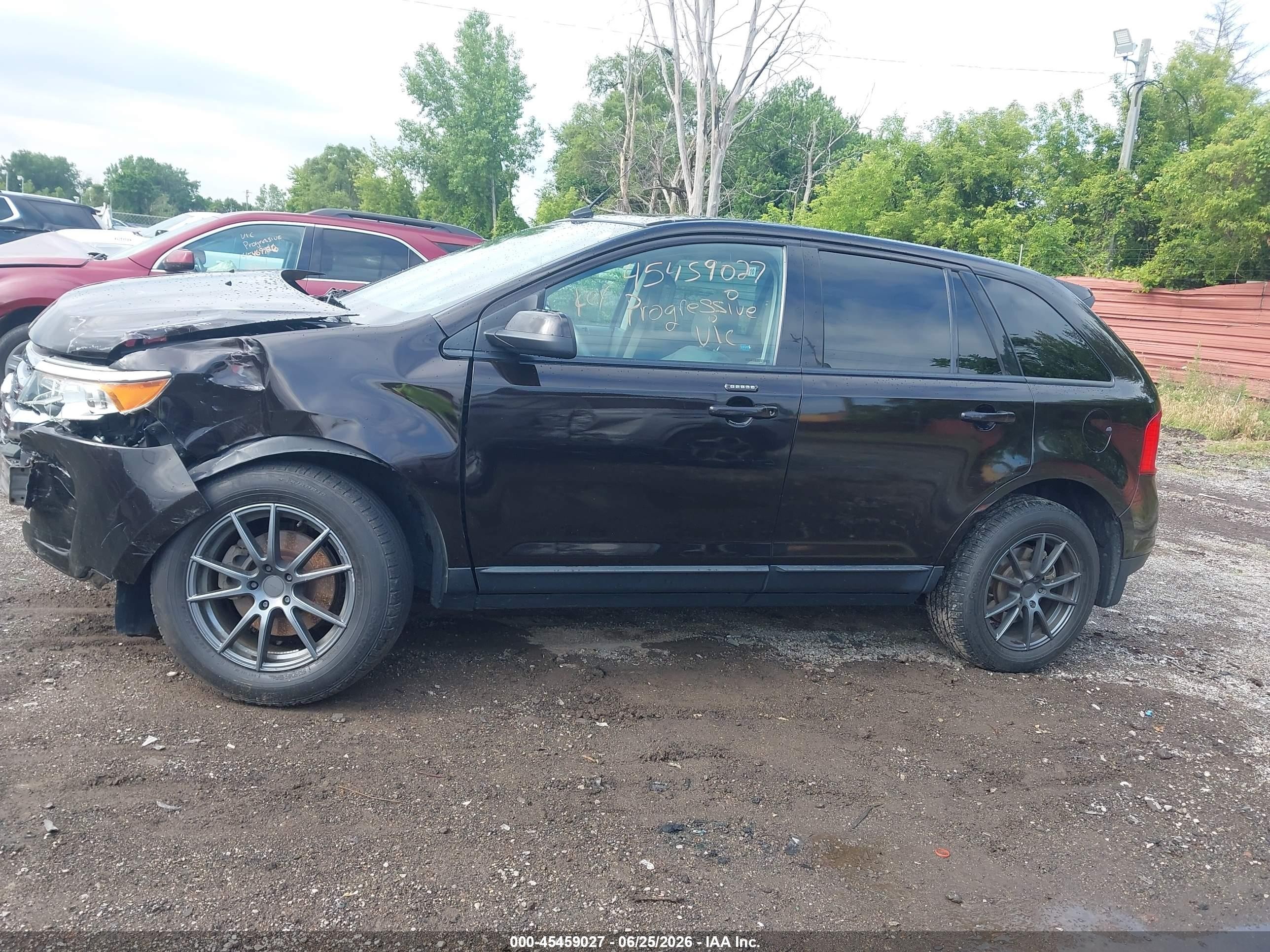 2013 Ford Edge Sel Black vin: 2FMDK3JC4DBA31399