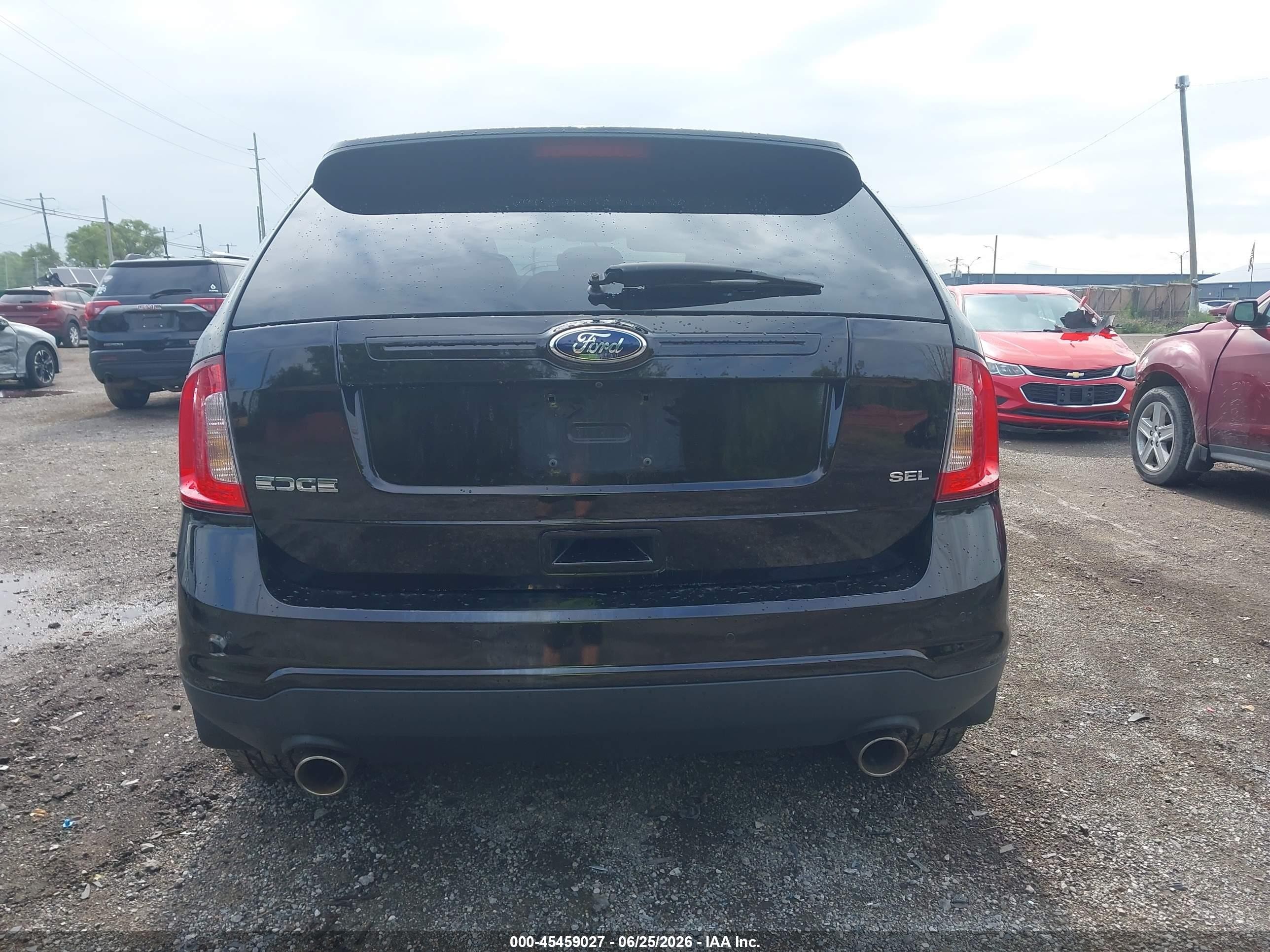 2013 Ford Edge Sel Black vin: 2FMDK3JC4DBA31399