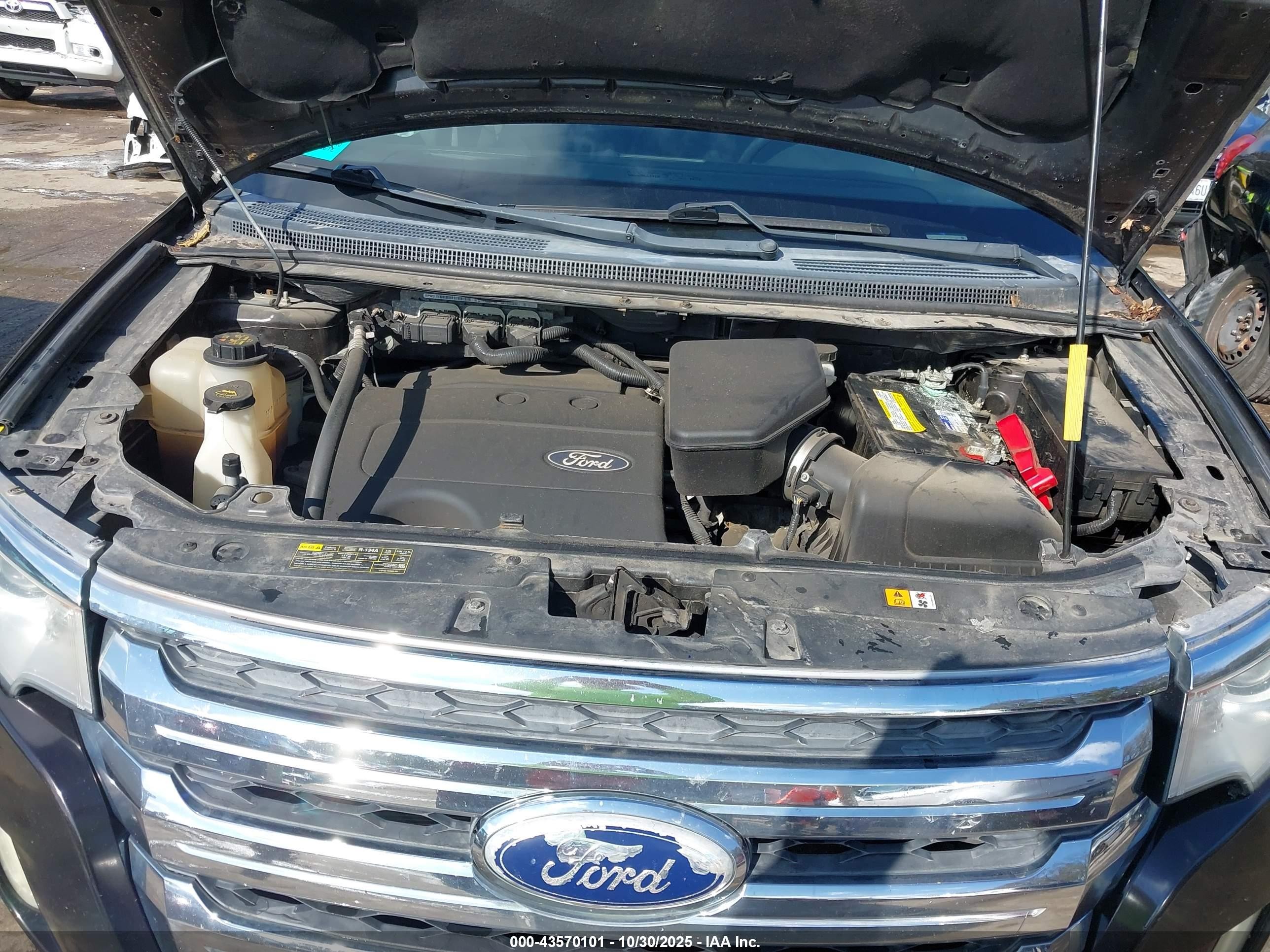 2013 Ford Edge Sel Black vin: 2FMDK3JC4DBA33623