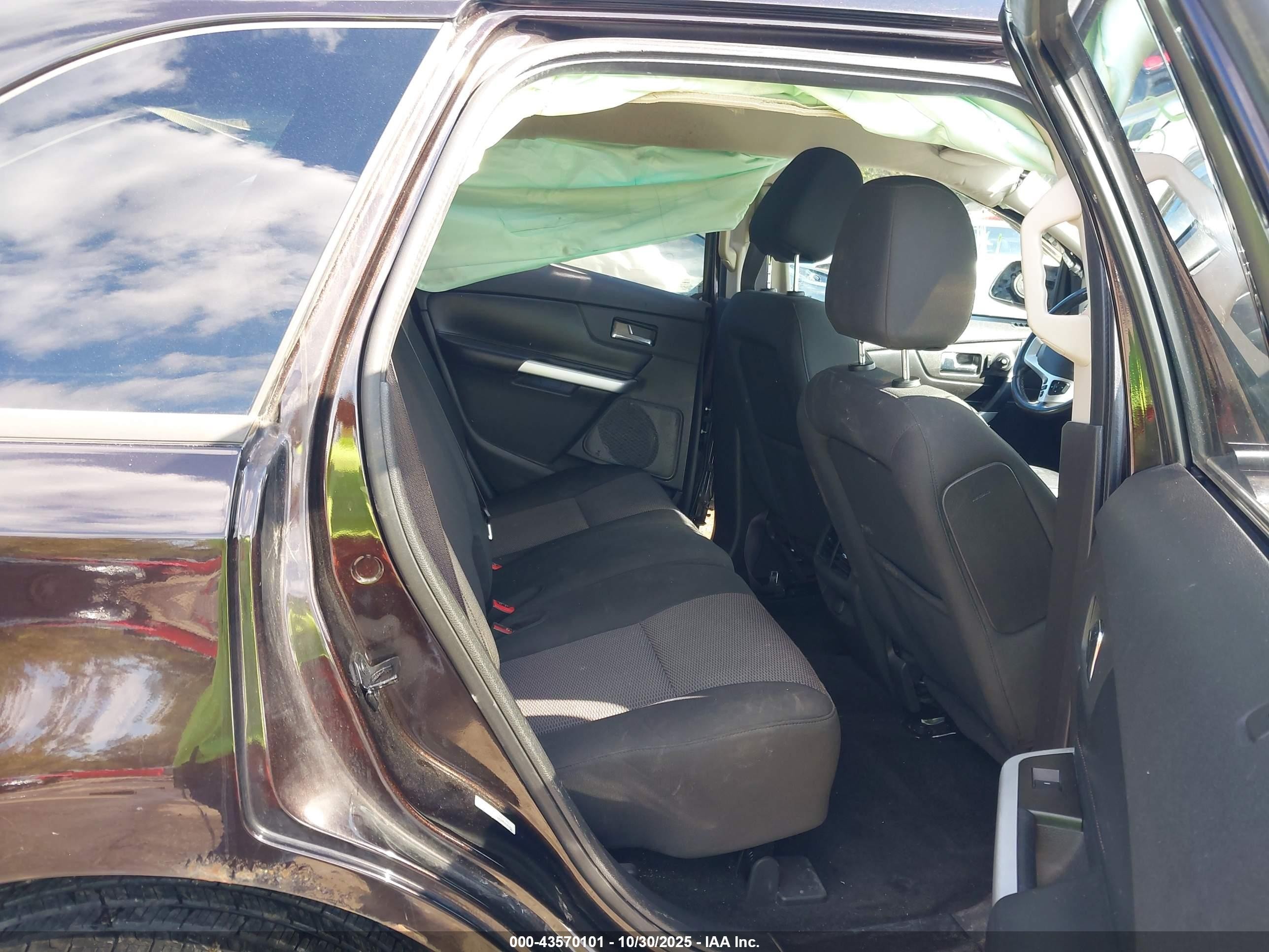 2013 Ford Edge Sel Black vin: 2FMDK3JC4DBA33623