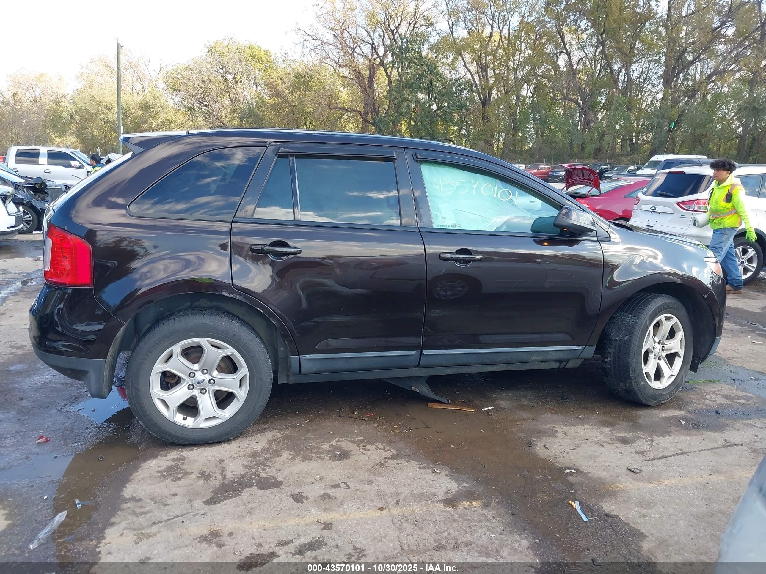 2013 Ford Edge Sel Black vin: 2FMDK3JC4DBA33623