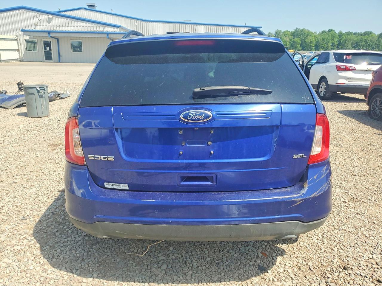 2013 Ford Edge Sel Blue vin: 2FMDK3JC4DBA85544