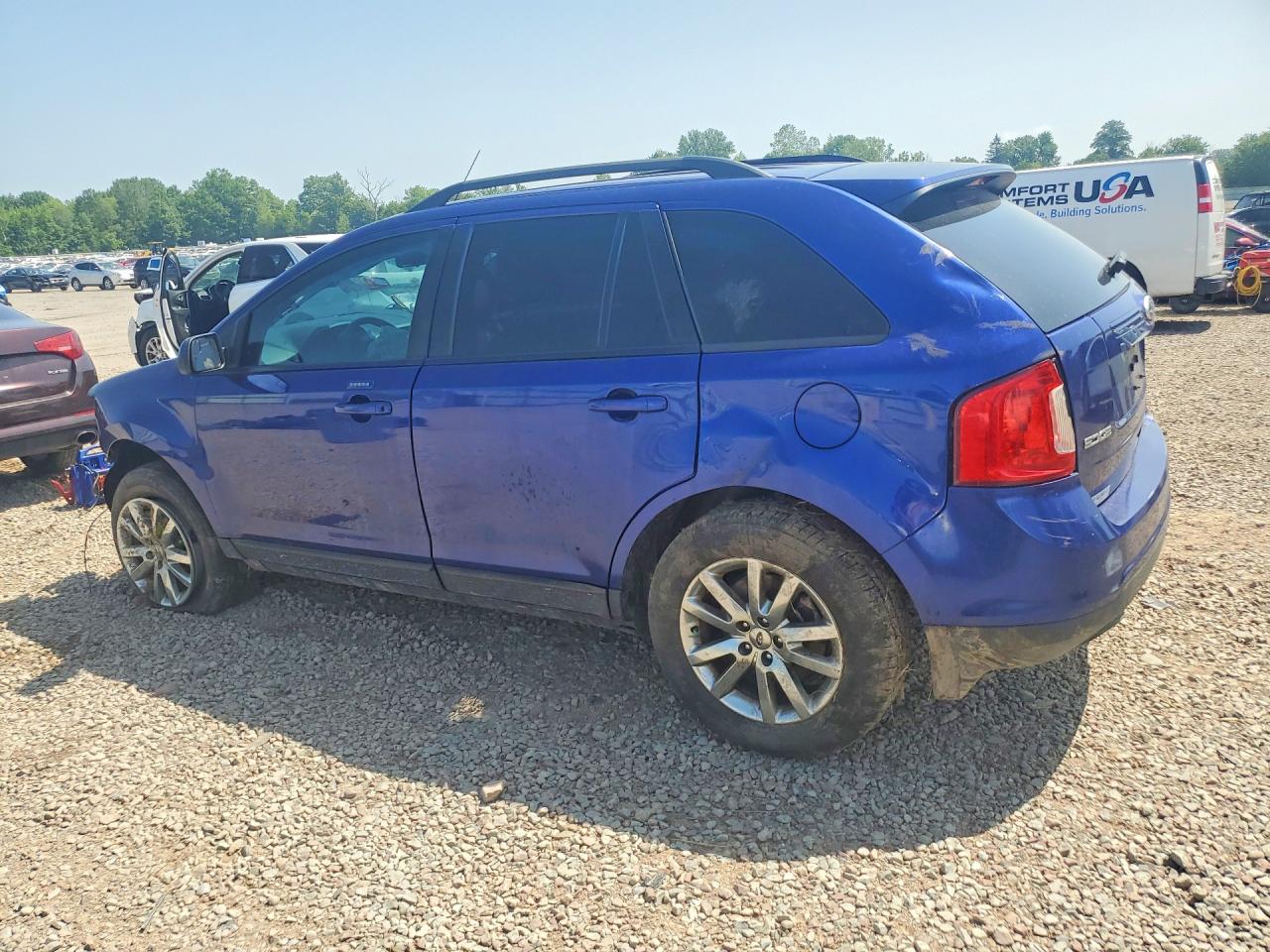 2013 Ford Edge Sel Blue vin: 2FMDK3JC4DBA85544
