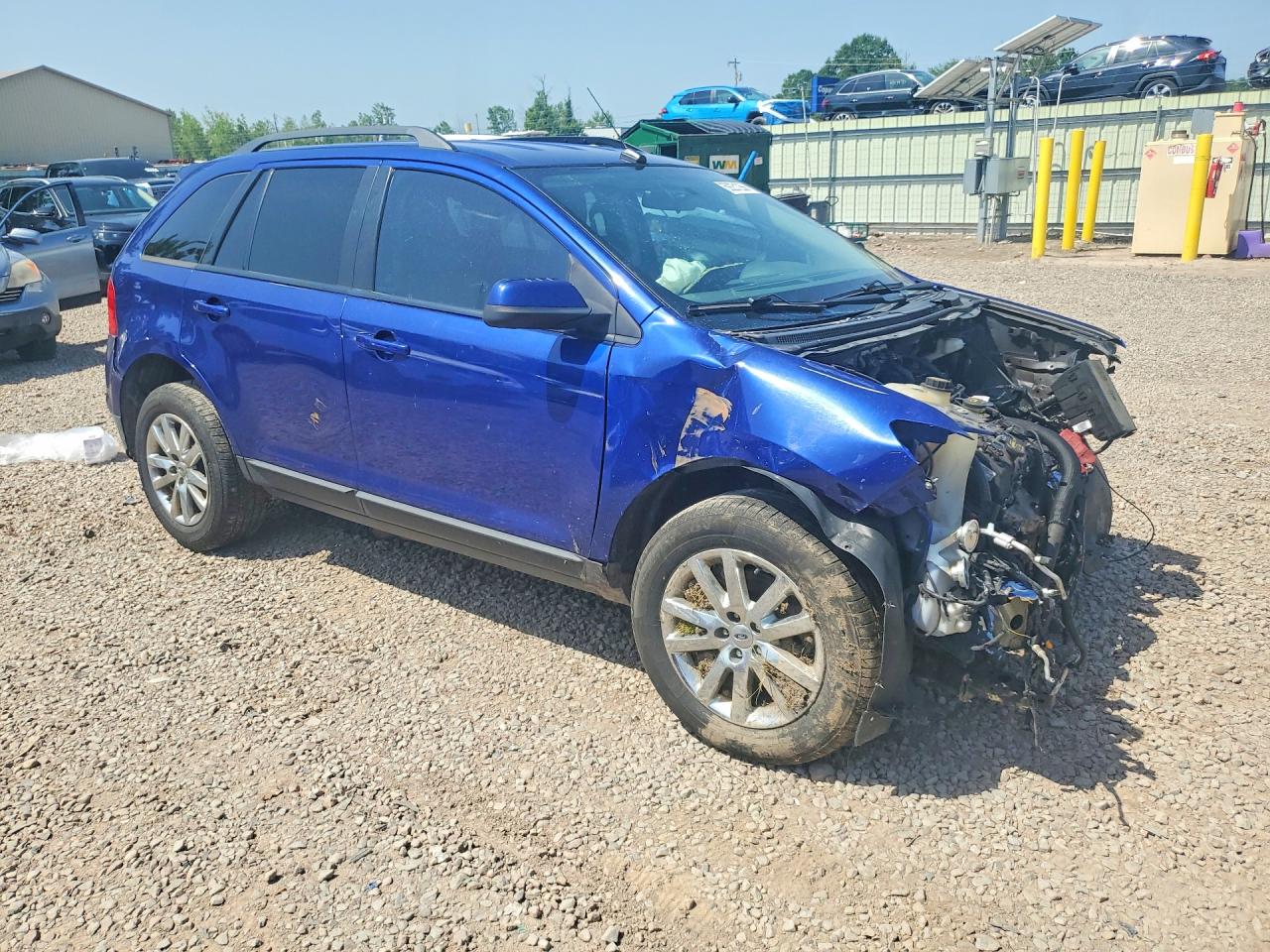 2013 Ford Edge Sel Blue vin: 2FMDK3JC4DBA85544
