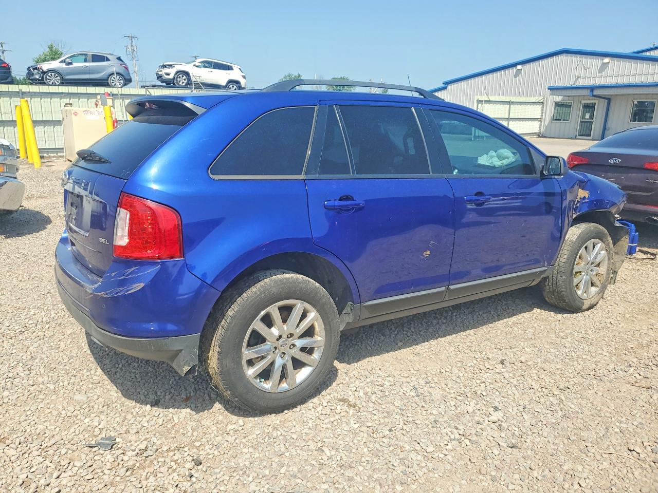 2013 Ford Edge Sel Blue vin: 2FMDK3JC4DBA85544