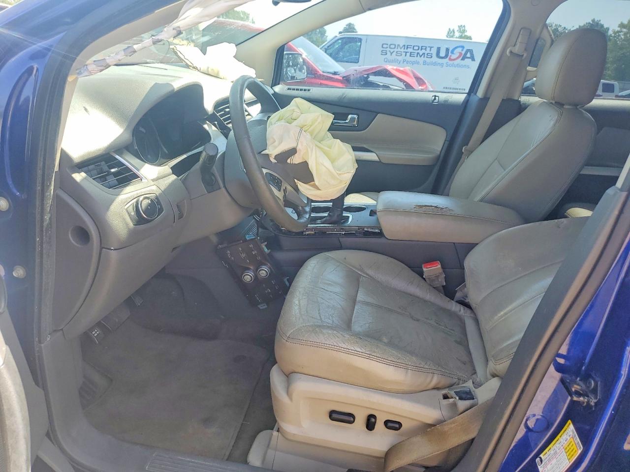 2013 Ford Edge Sel Blue vin: 2FMDK3JC4DBA85544