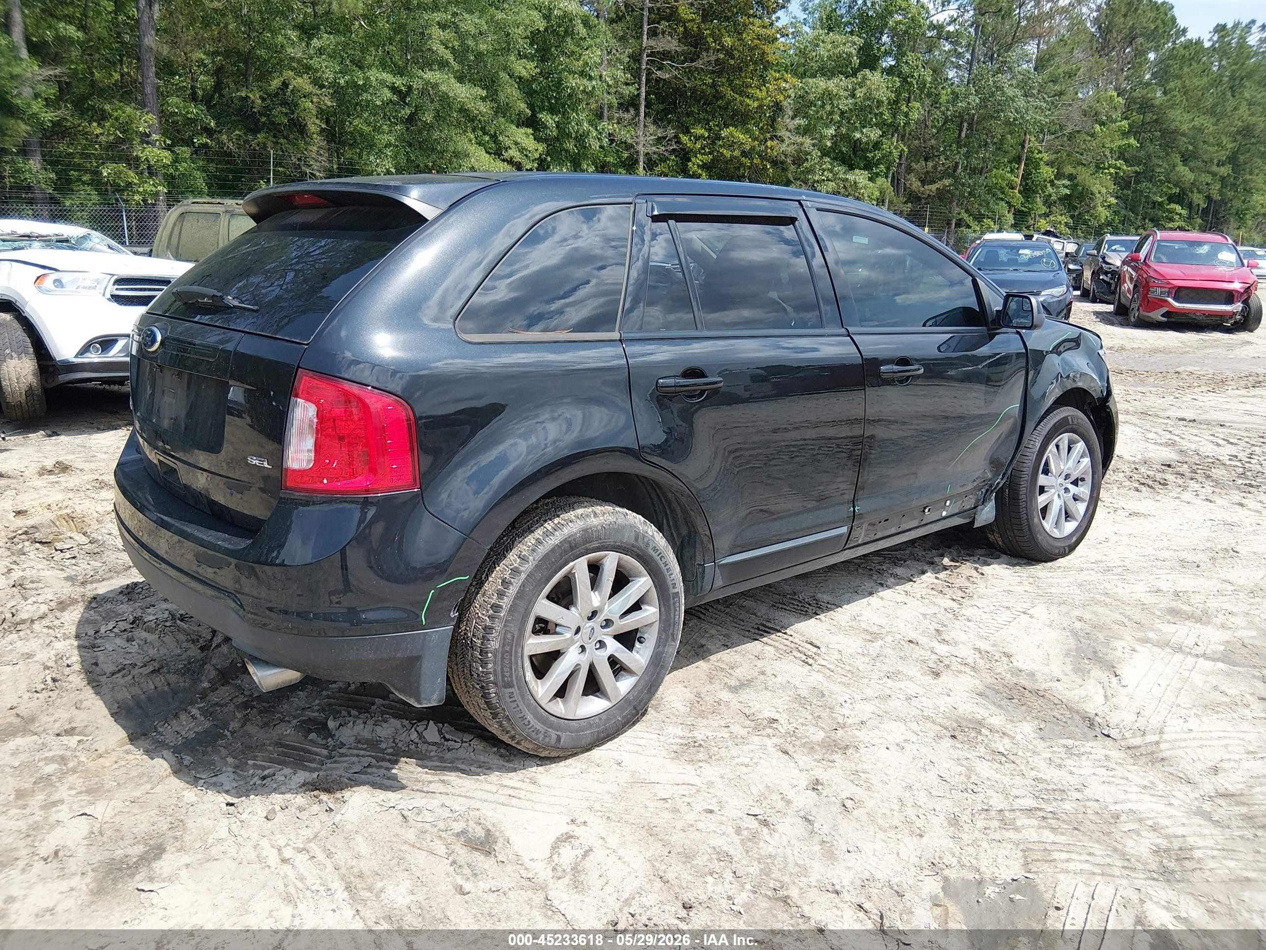 2013 Ford Edge Sel Black vin: 2FMDK3JC4DBB50084