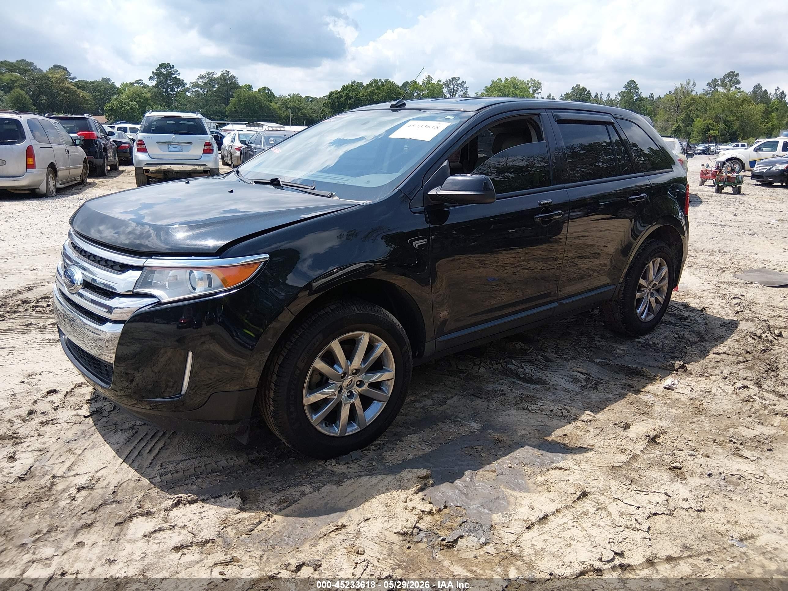 2013 Ford Edge Sel Black vin: 2FMDK3JC4DBB50084