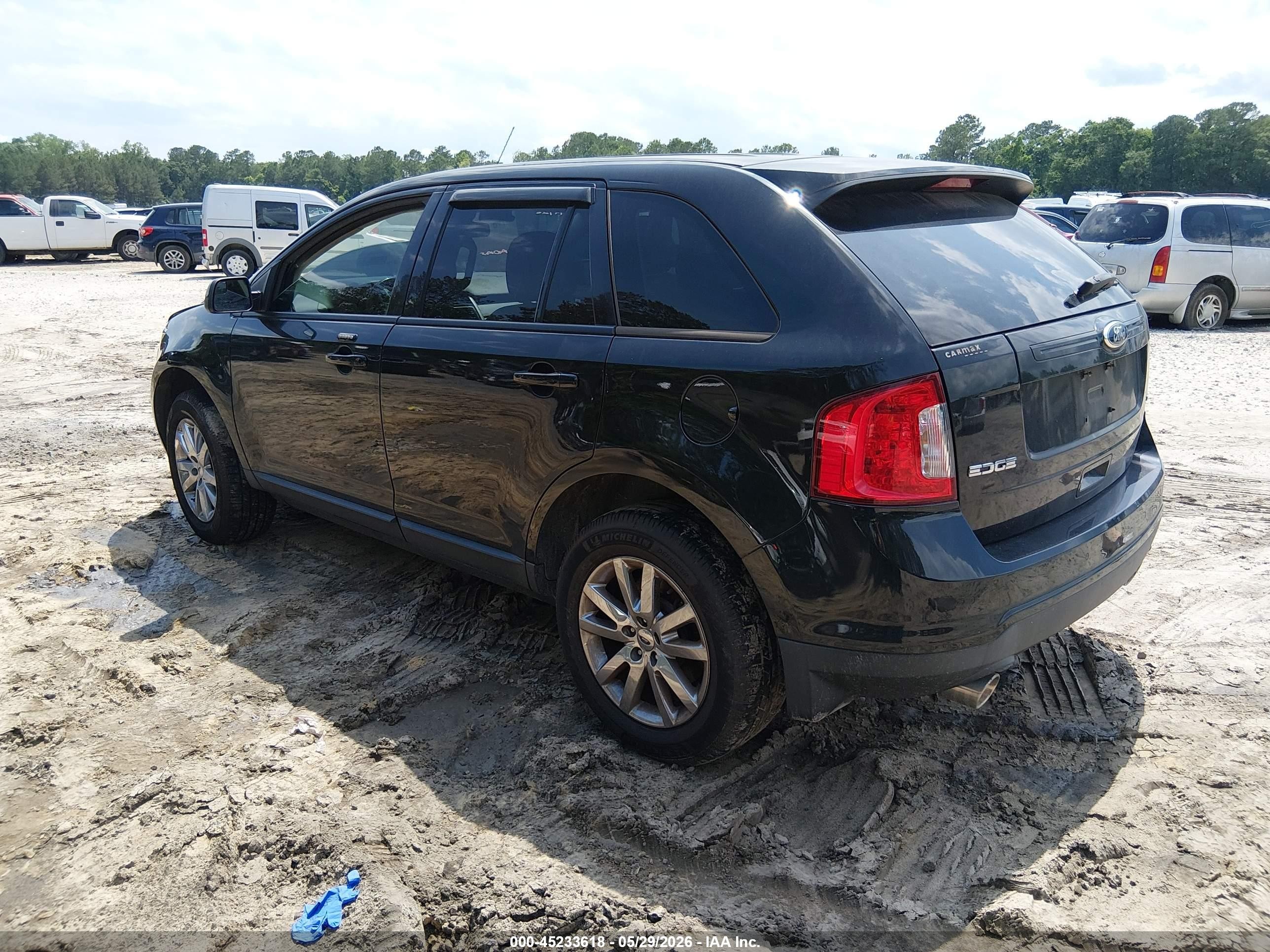 2013 Ford Edge Sel Black vin: 2FMDK3JC4DBB50084