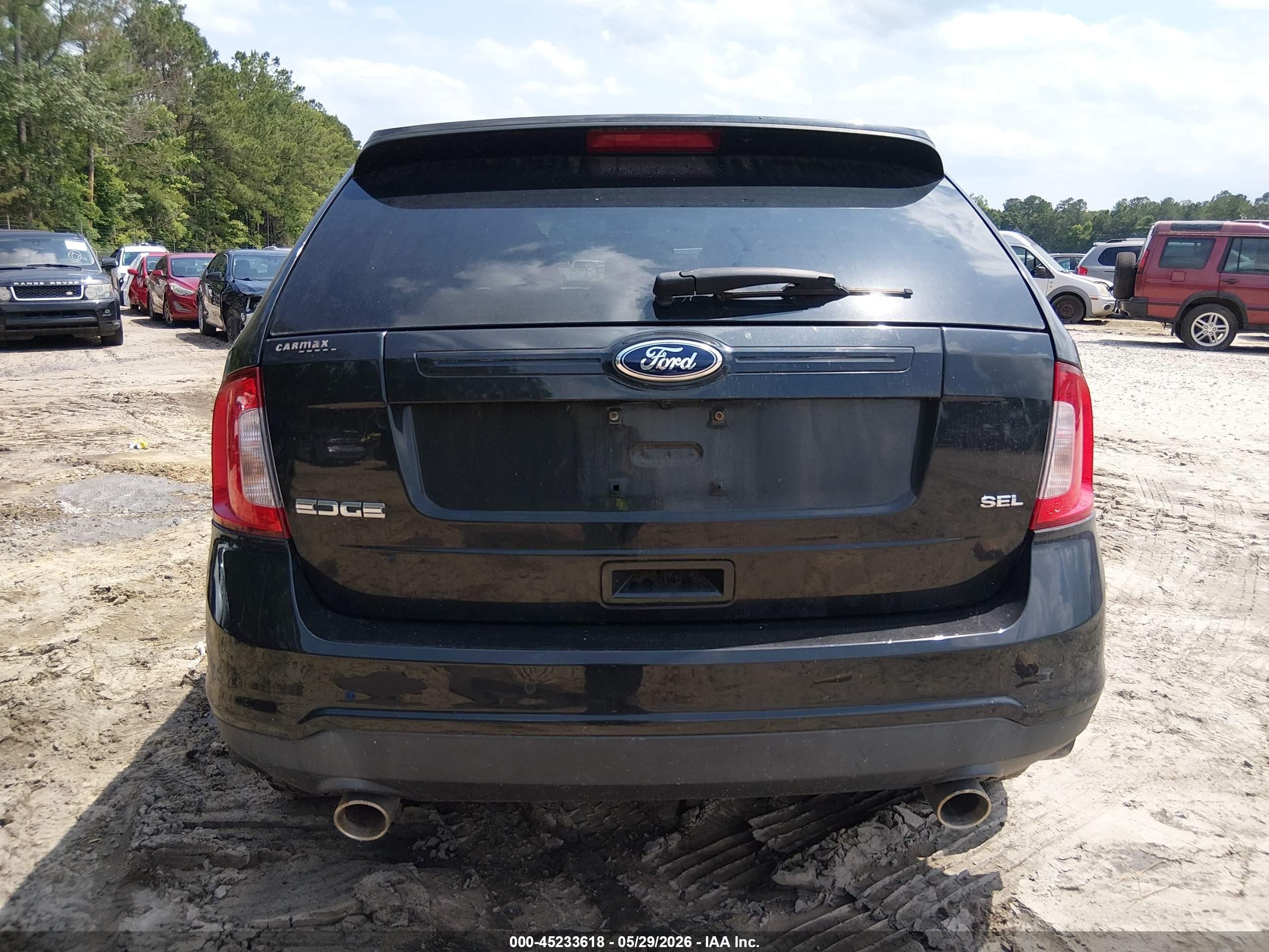 2013 Ford Edge Sel Black vin: 2FMDK3JC4DBB50084