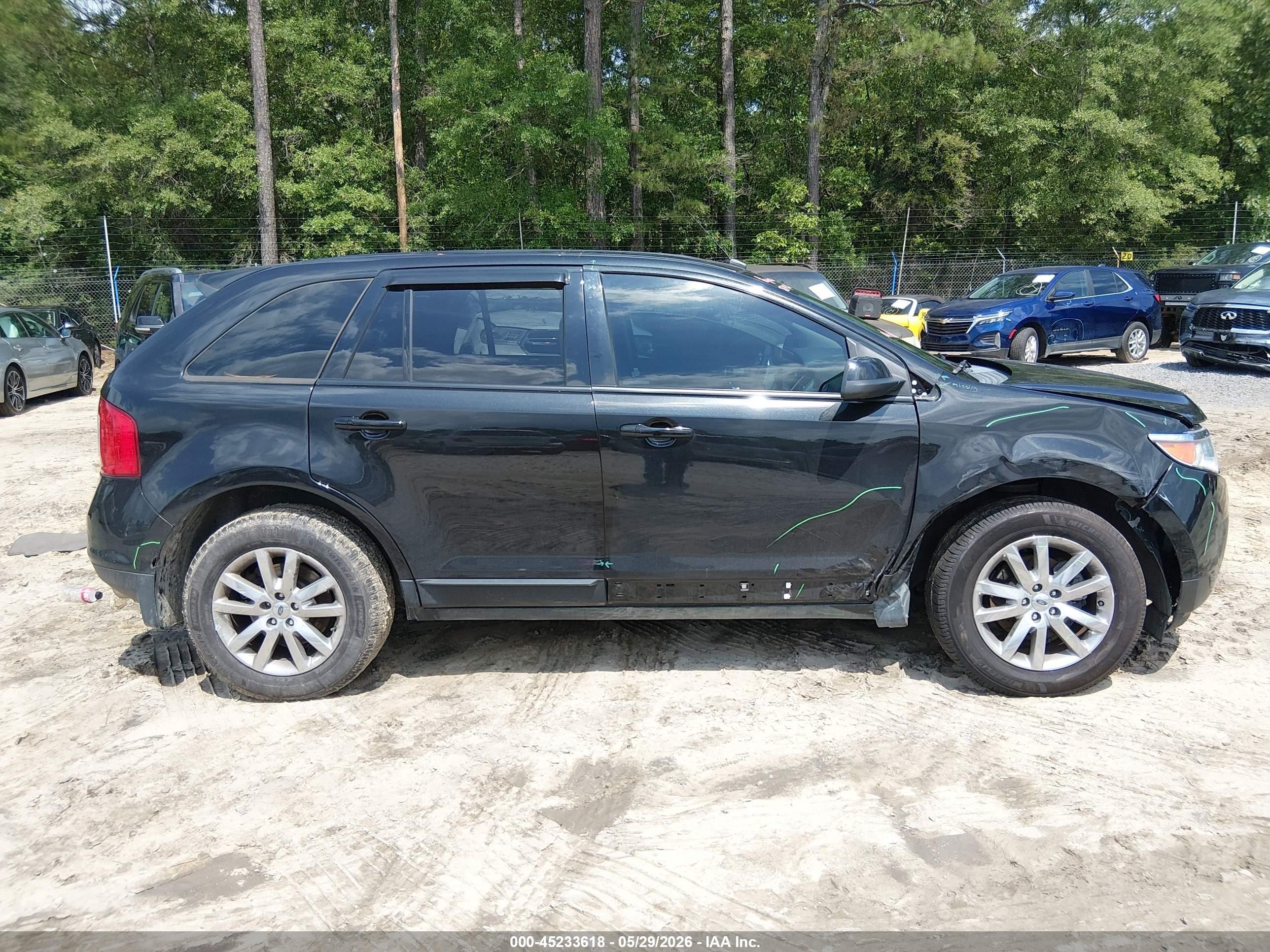 2013 Ford Edge Sel Black vin: 2FMDK3JC4DBB50084