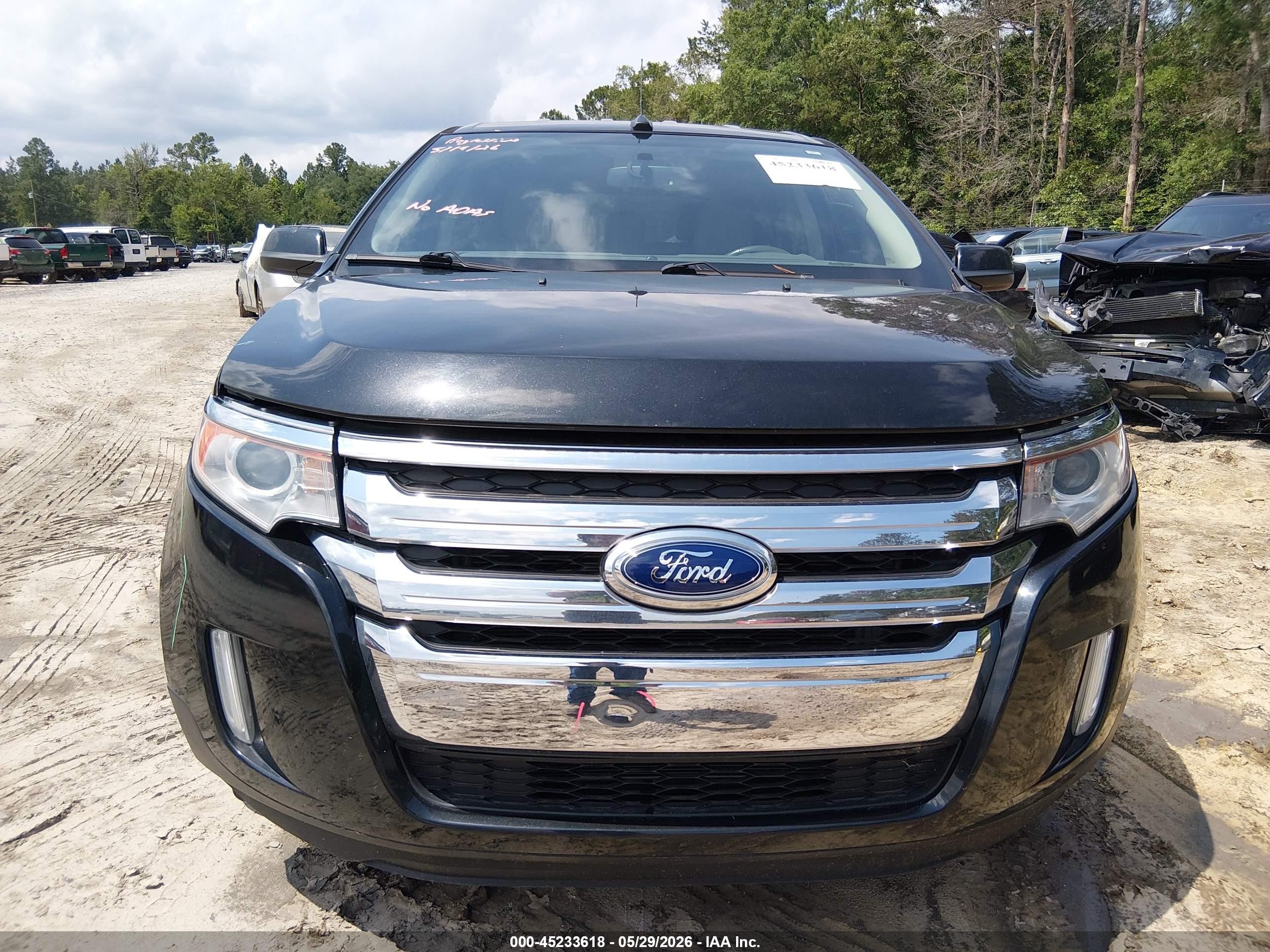 2013 Ford Edge Sel Black vin: 2FMDK3JC4DBB50084
