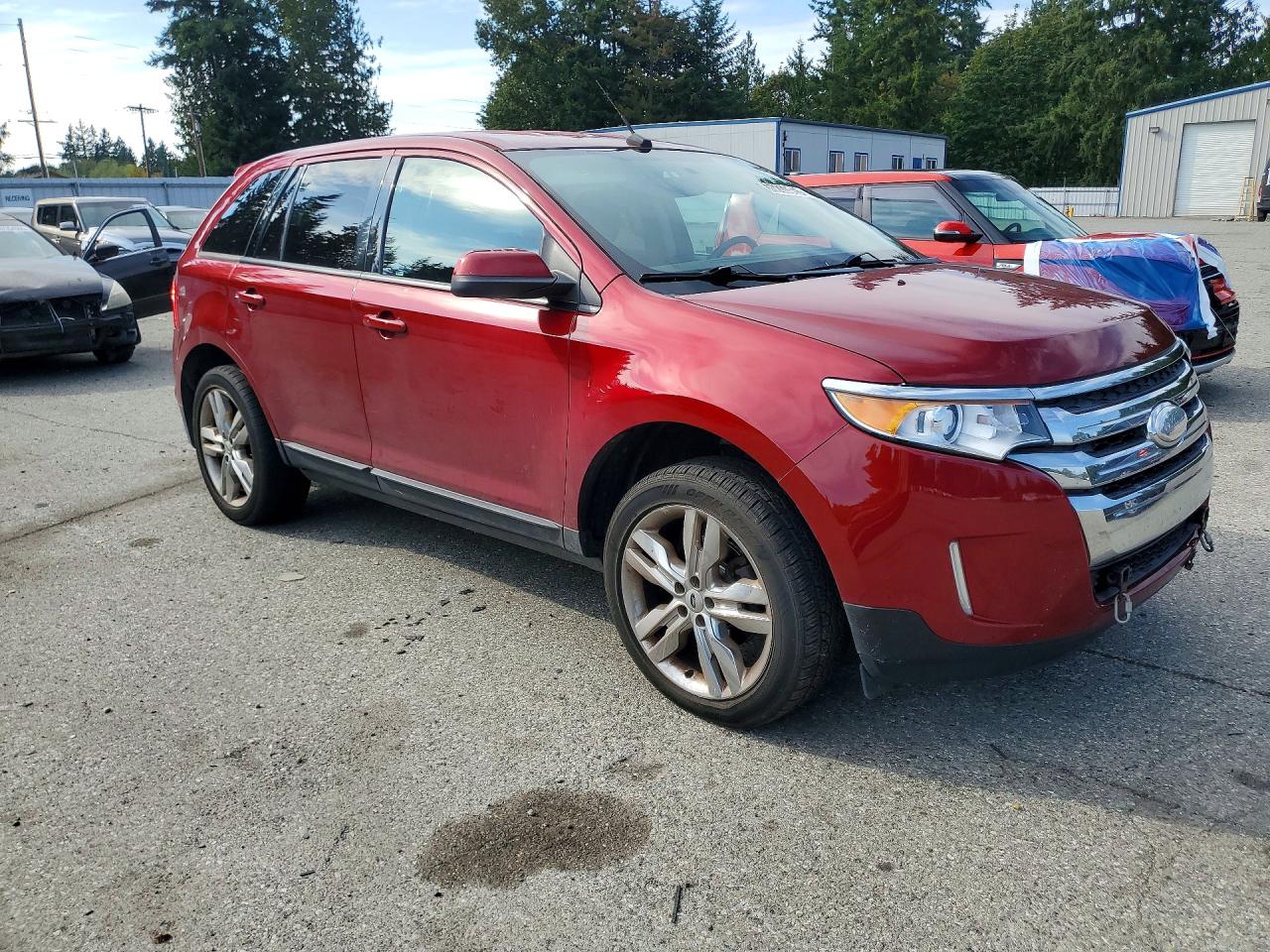 2013 Ford Edge Sel Red vin: 2FMDK3JC4DBC19274