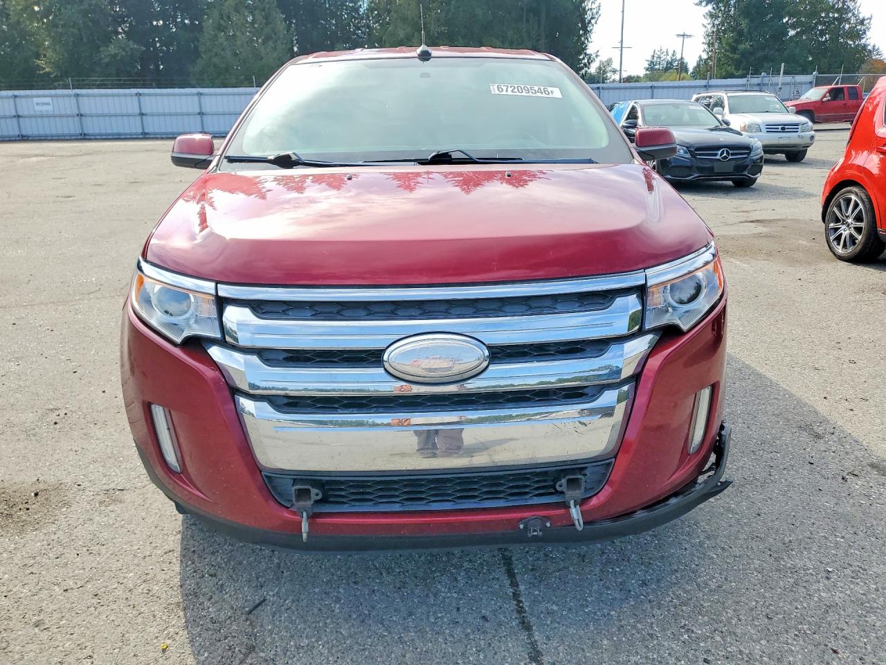 2013 Ford Edge Sel Red vin: 2FMDK3JC4DBC19274