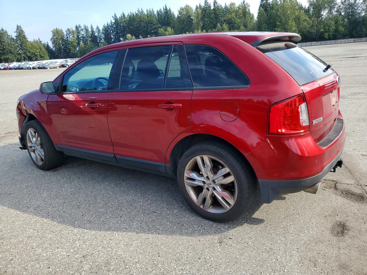 2013 Ford Edge Sel Red vin: 2FMDK3JC4DBC19274