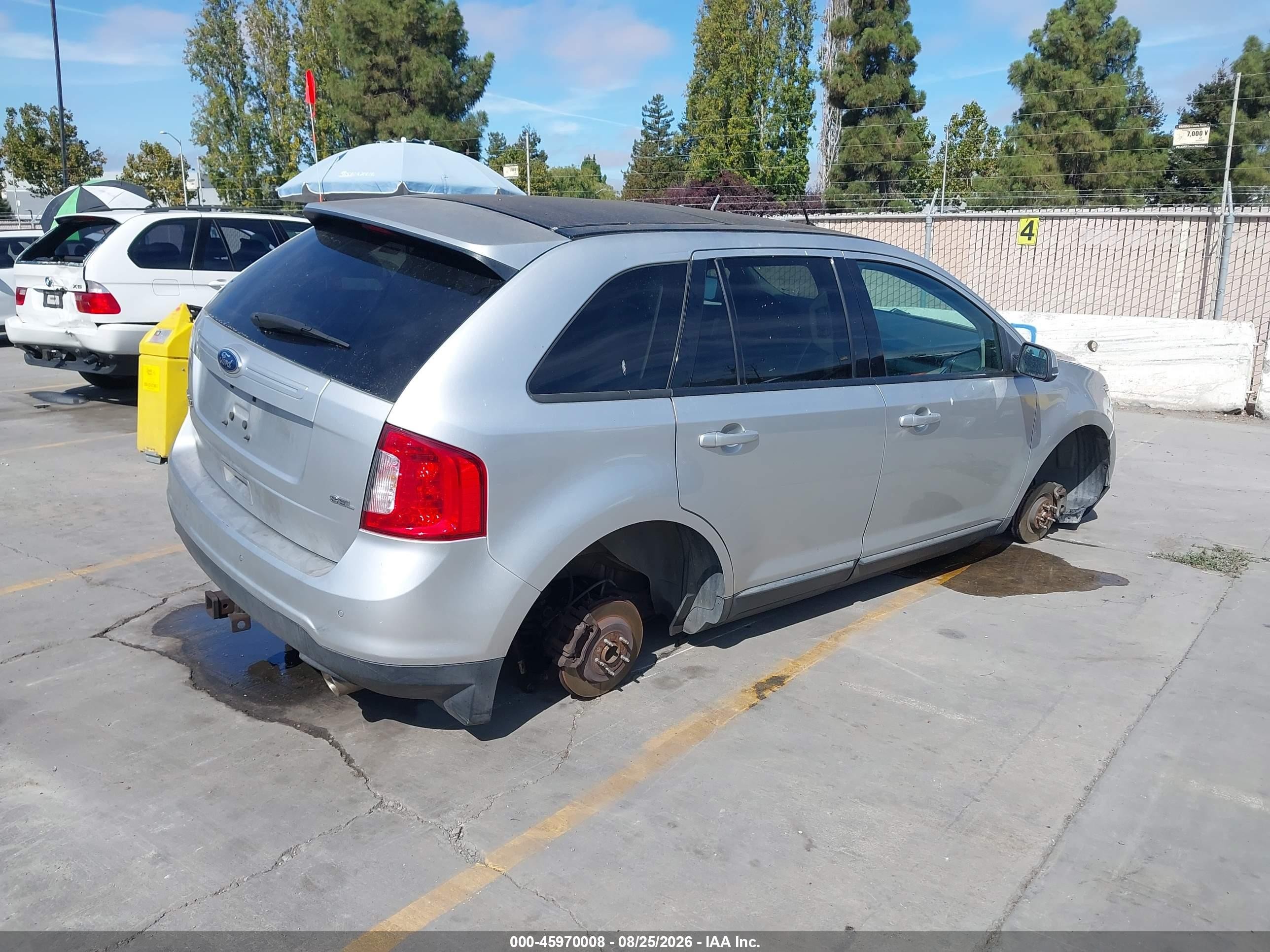 2013 Ford Edge Sel Серебряный vin: 2FMDK3JC4DBE07941