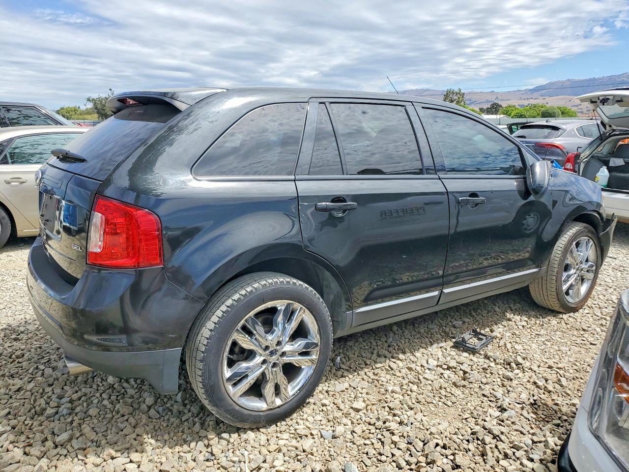 2013 Ford Edge Sel Black vin: 2FMDK3JC4DBE19099