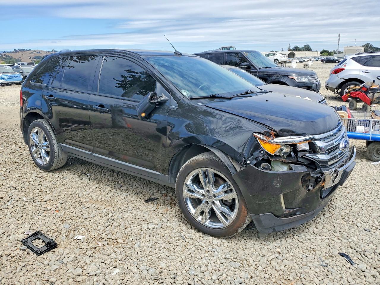 2013 Ford Edge Sel Black vin: 2FMDK3JC4DBE19099
