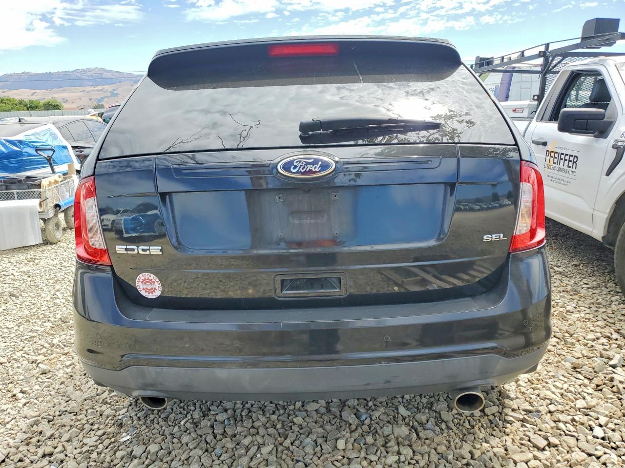 2013 Ford Edge Sel Black vin: 2FMDK3JC4DBE19099