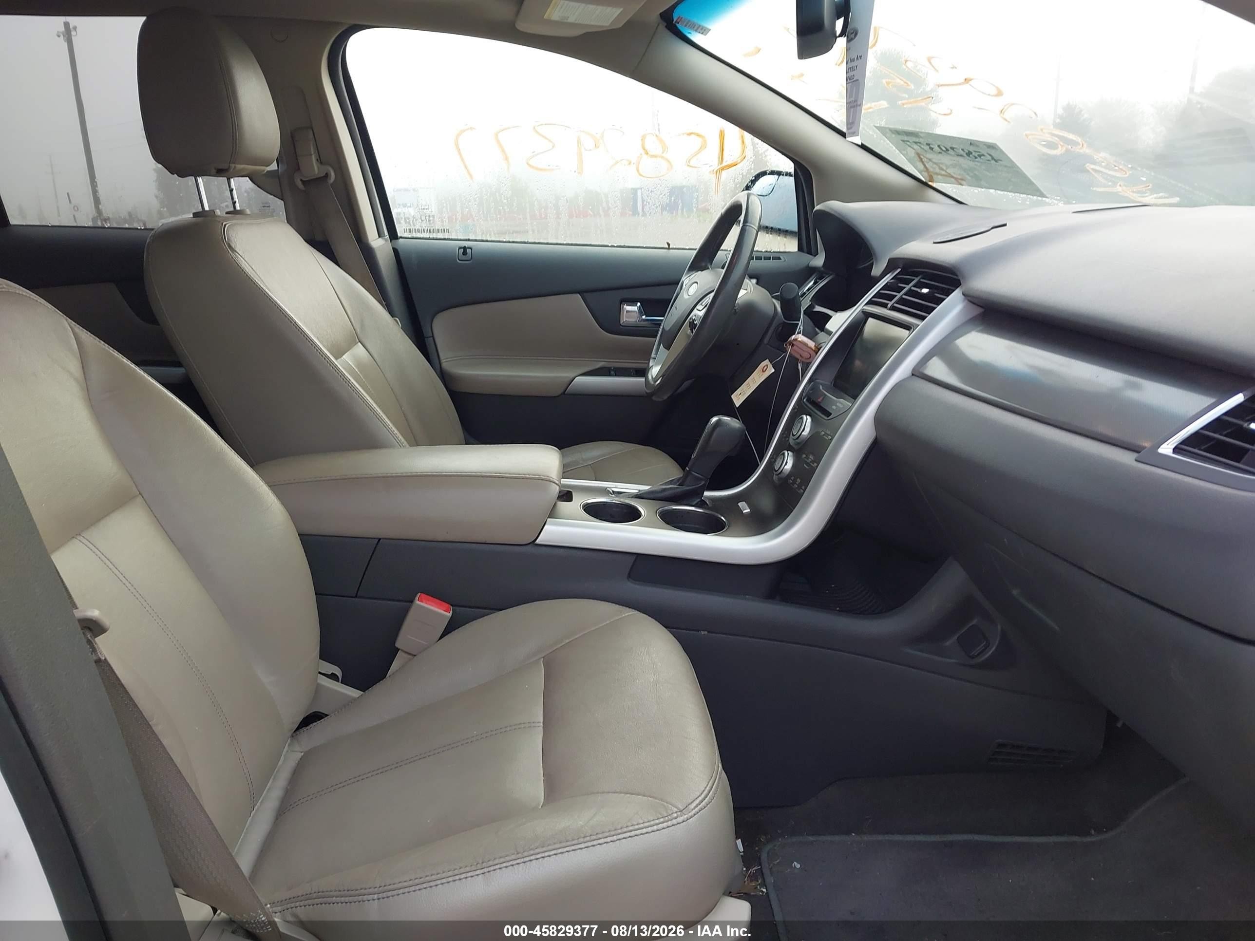 2013 Ford Edge Sel White vin: 2FMDK3JC4DBE24576