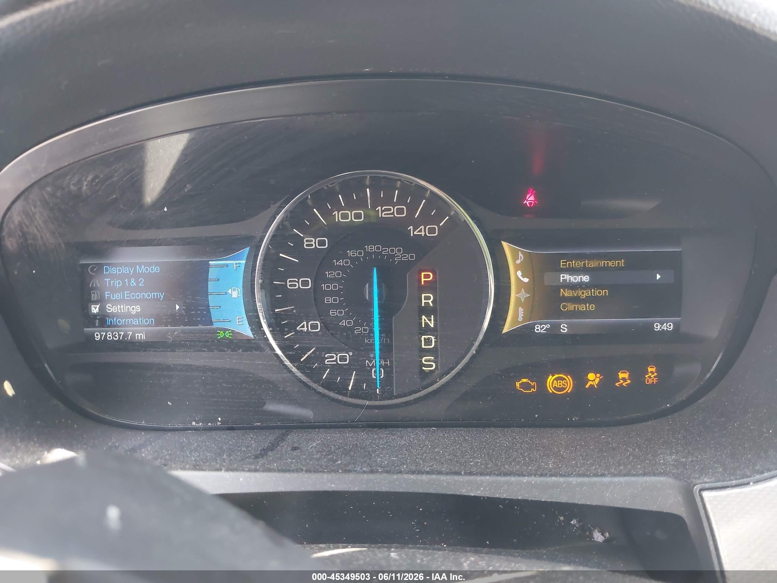2013 Ford Edge Sel Black vin: 2FMDK3JC4DBE38252