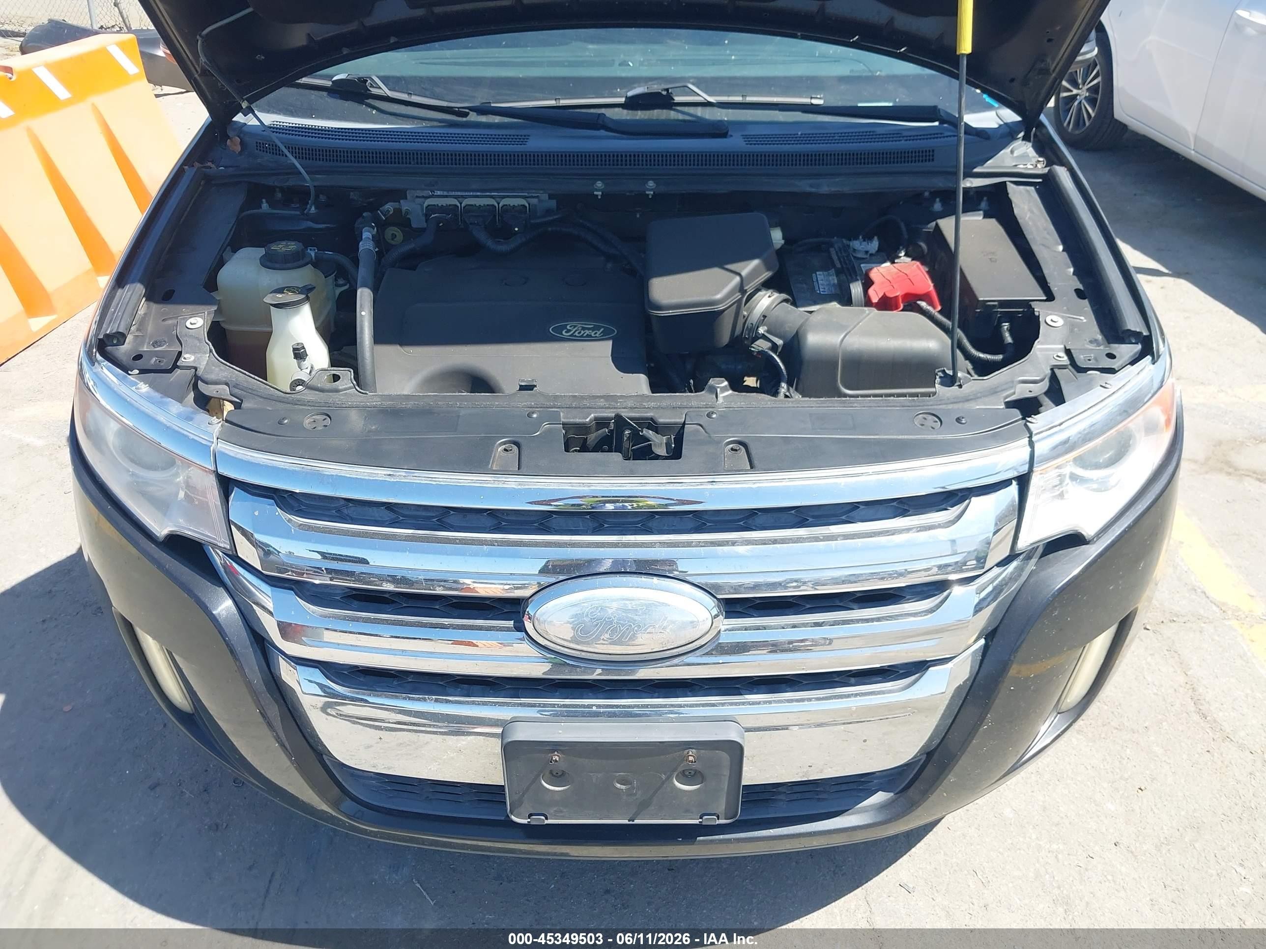 2013 Ford Edge Sel Black vin: 2FMDK3JC4DBE38252