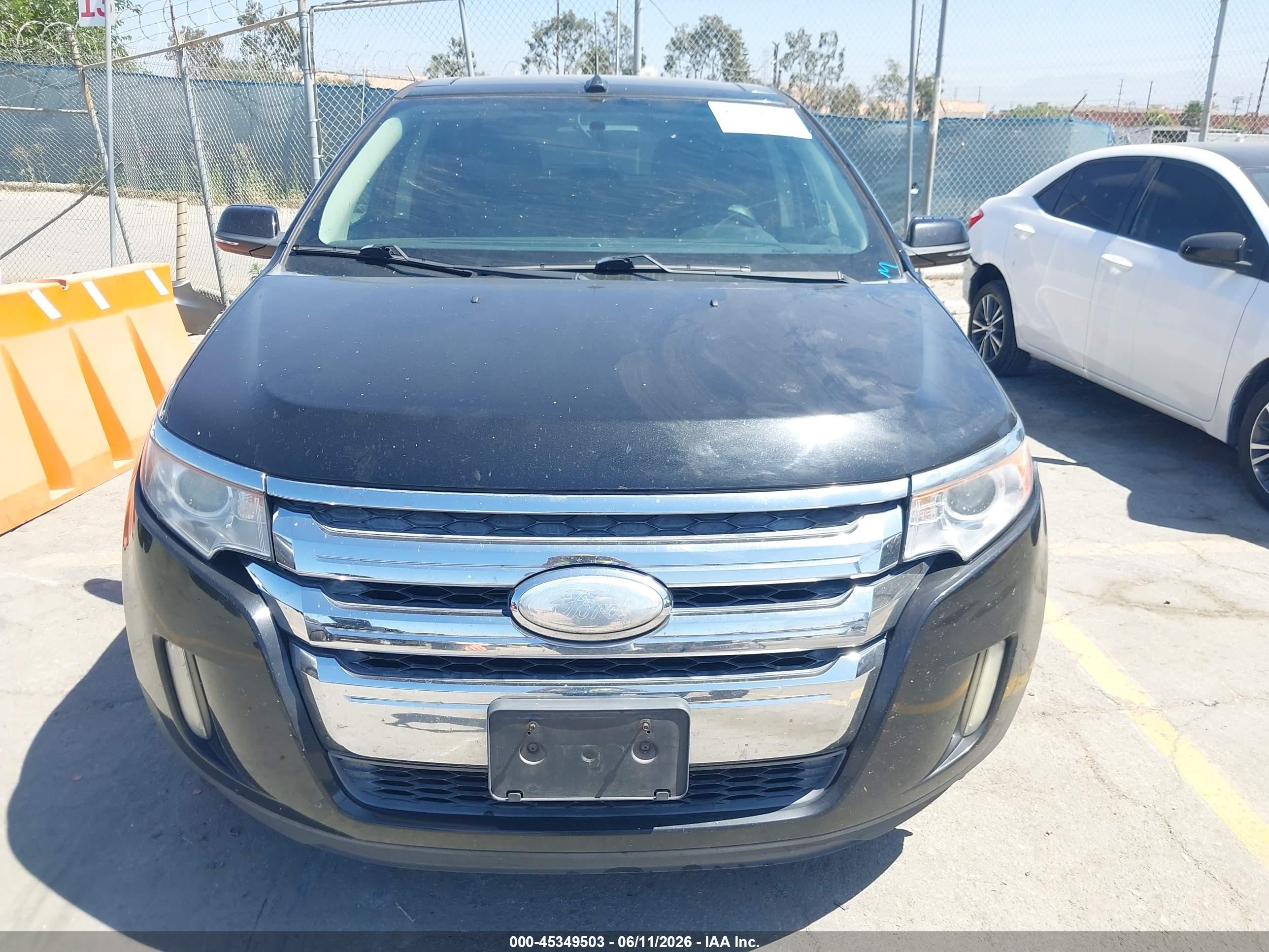 2013 Ford Edge Sel Black vin: 2FMDK3JC4DBE38252
