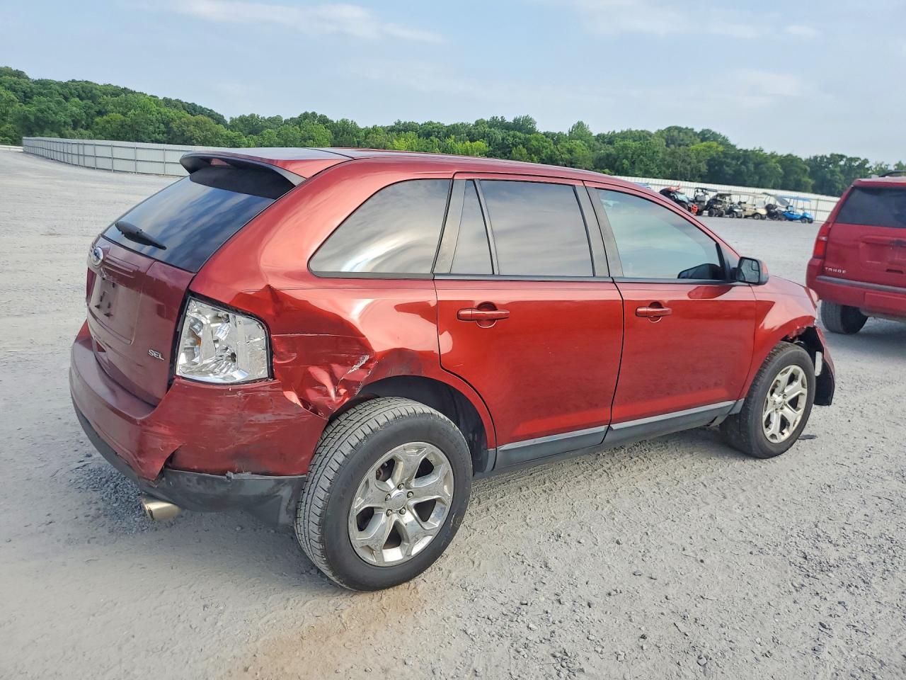 2014 Ford Edge Sel Красный vin: 2FMDK3JC4EBA34904