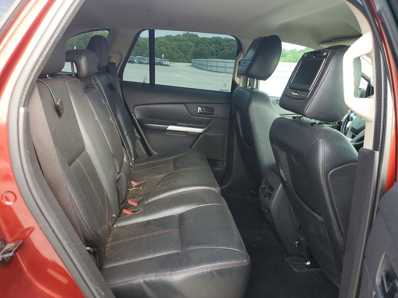 2014 Ford Edge Sel Красный vin: 2FMDK3JC4EBA34904