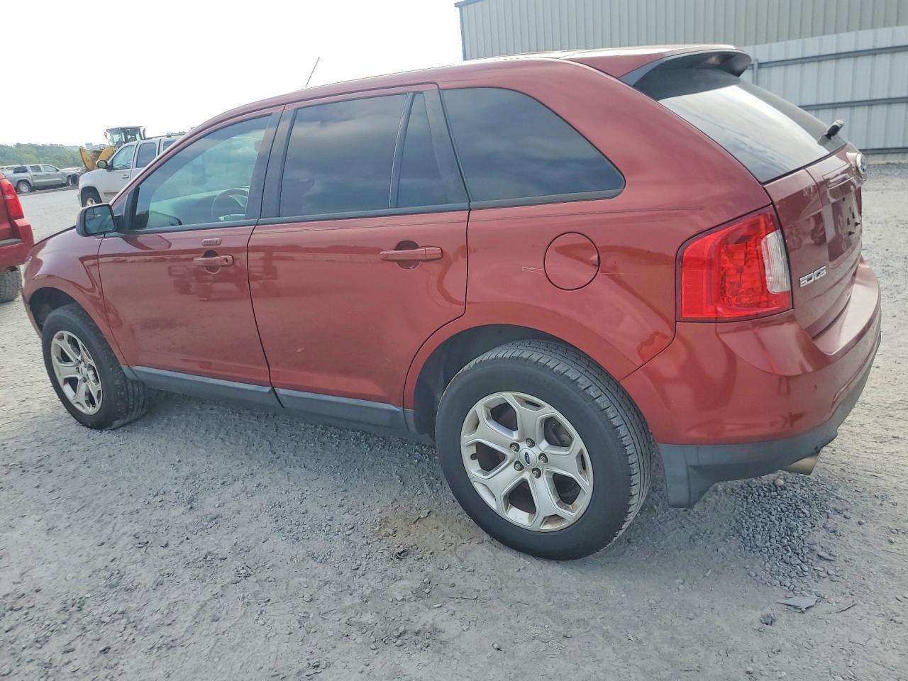 2014 Ford Edge Sel Красный vin: 2FMDK3JC4EBA34904