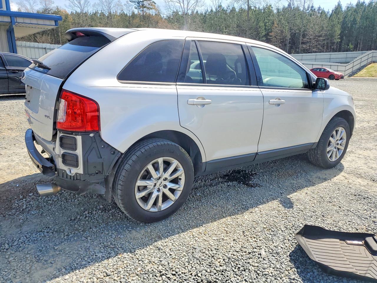 2014 Ford Edge Sel Silver vin: 2FMDK3JC4EBA36586