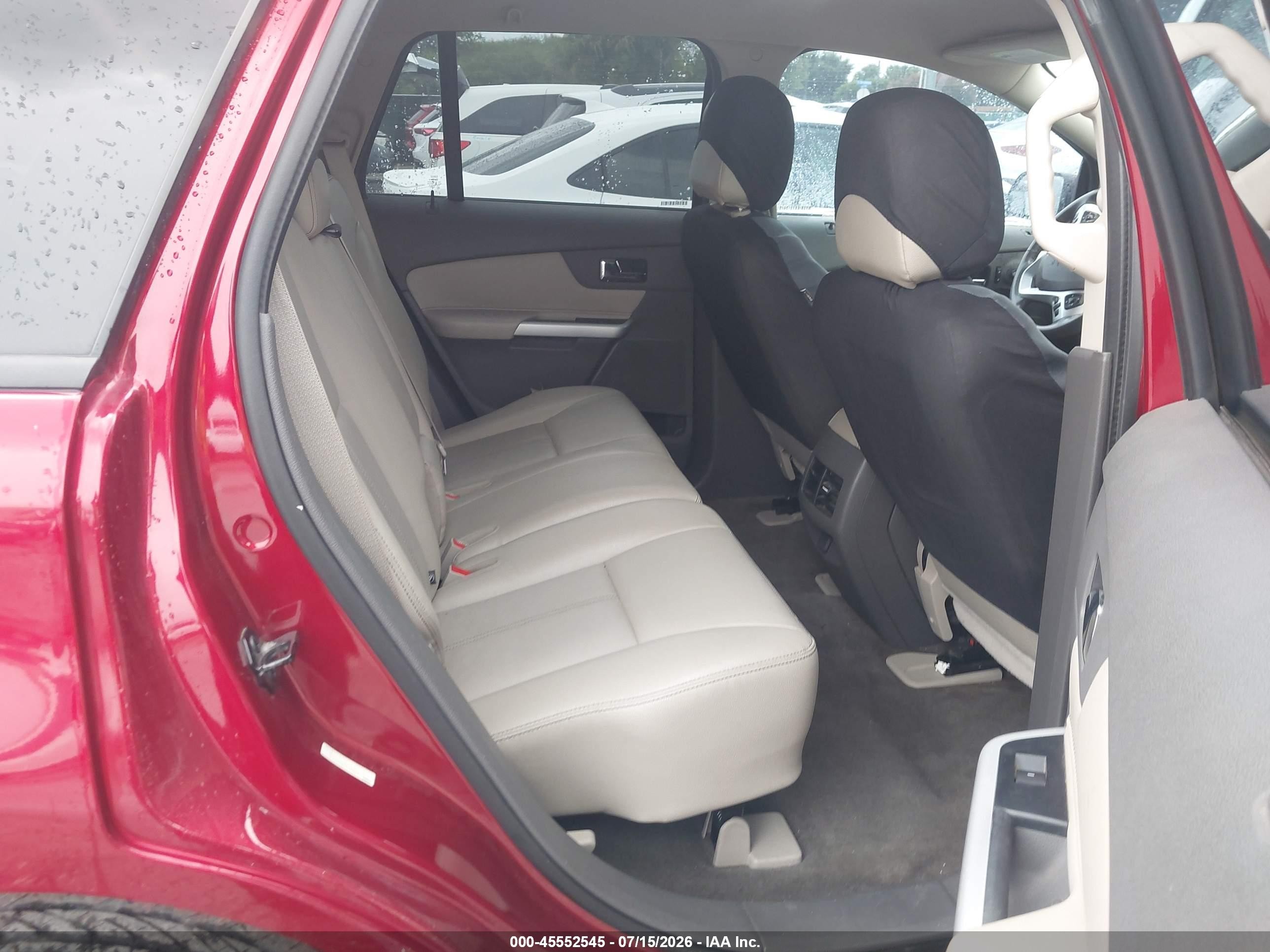 2014 Ford Edge Sel Red vin: 2FMDK3JC4EBA53940