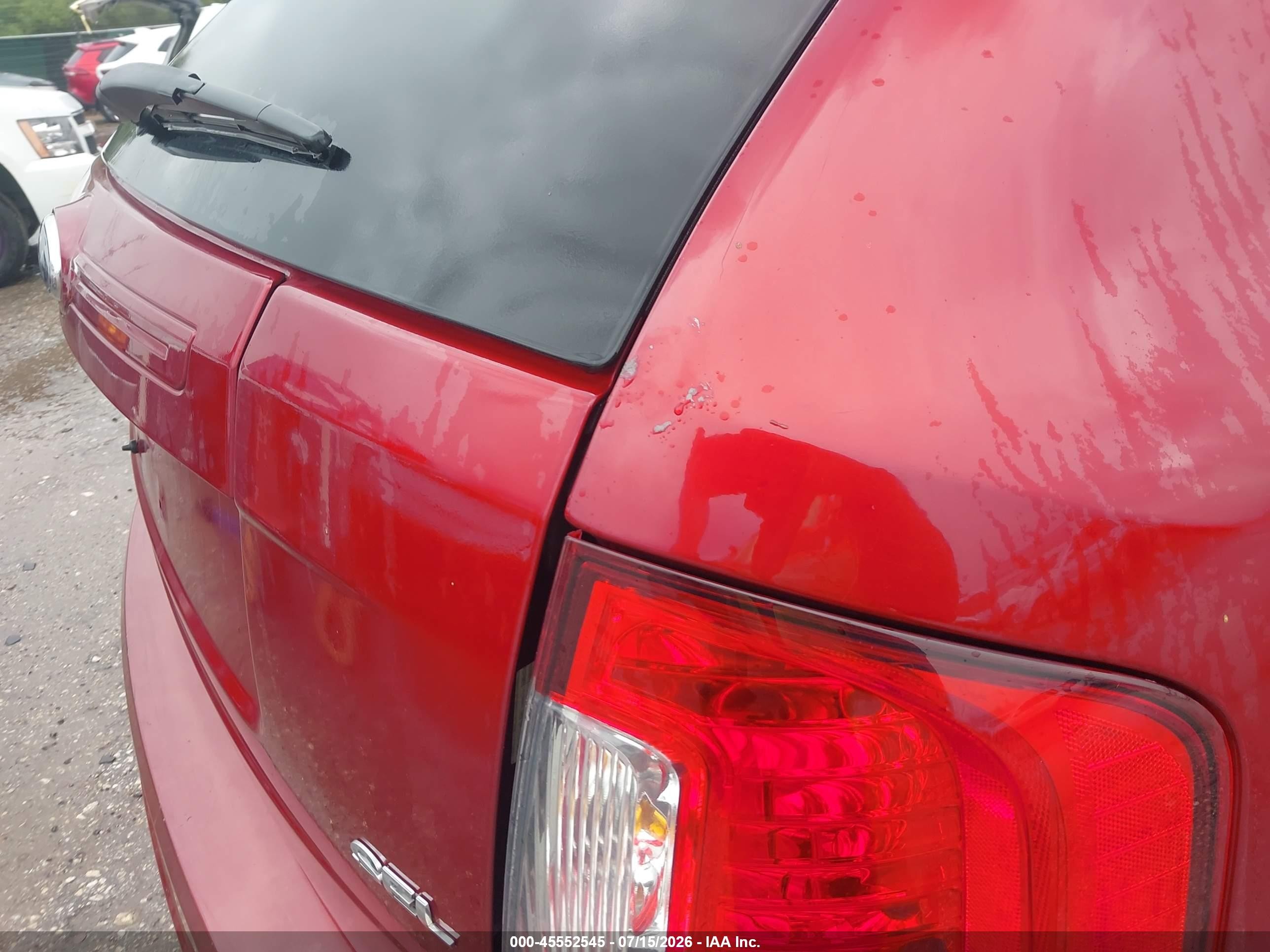 2014 Ford Edge Sel Red vin: 2FMDK3JC4EBA53940