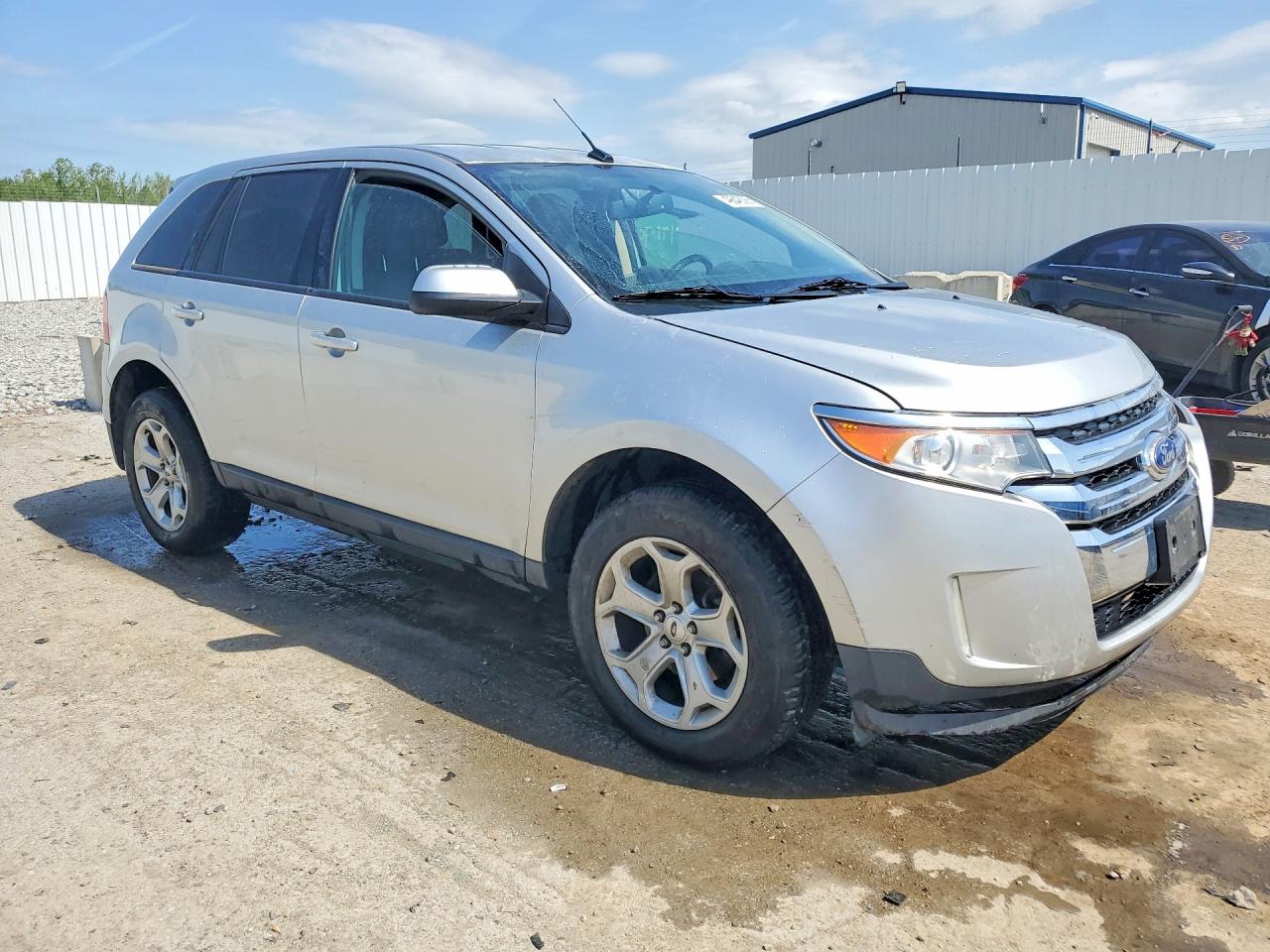 2014 Ford Edge Sel Silver vin: 2FMDK3JC4EBA96187