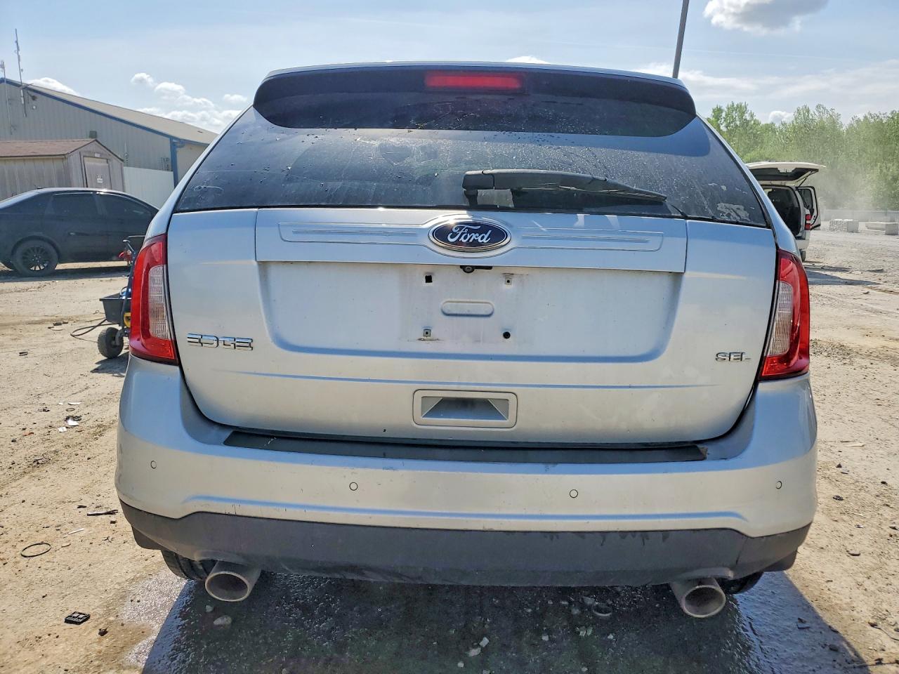2014 Ford Edge Sel Silver vin: 2FMDK3JC4EBA96187