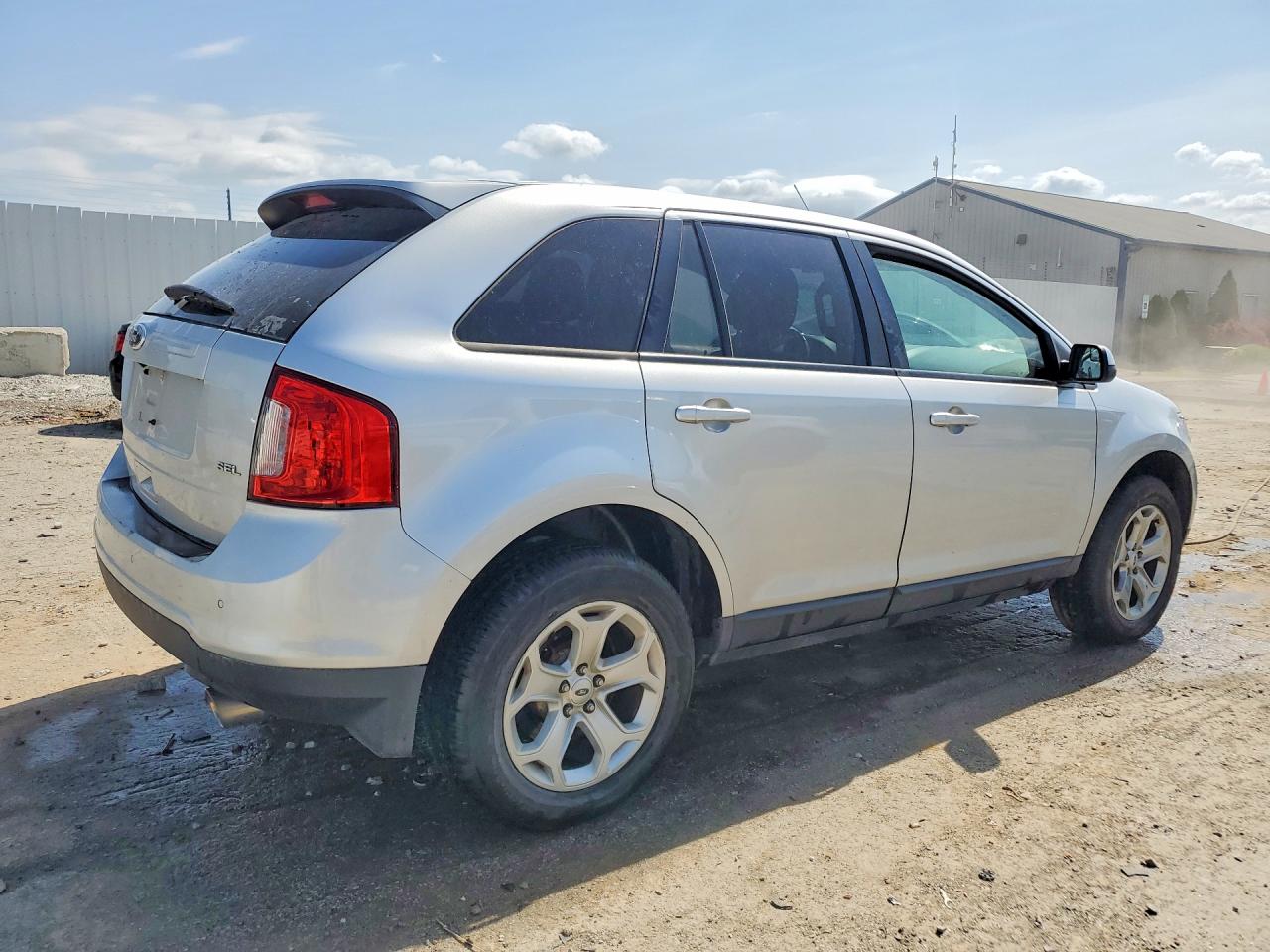 2014 Ford Edge Sel Silver vin: 2FMDK3JC4EBA96187